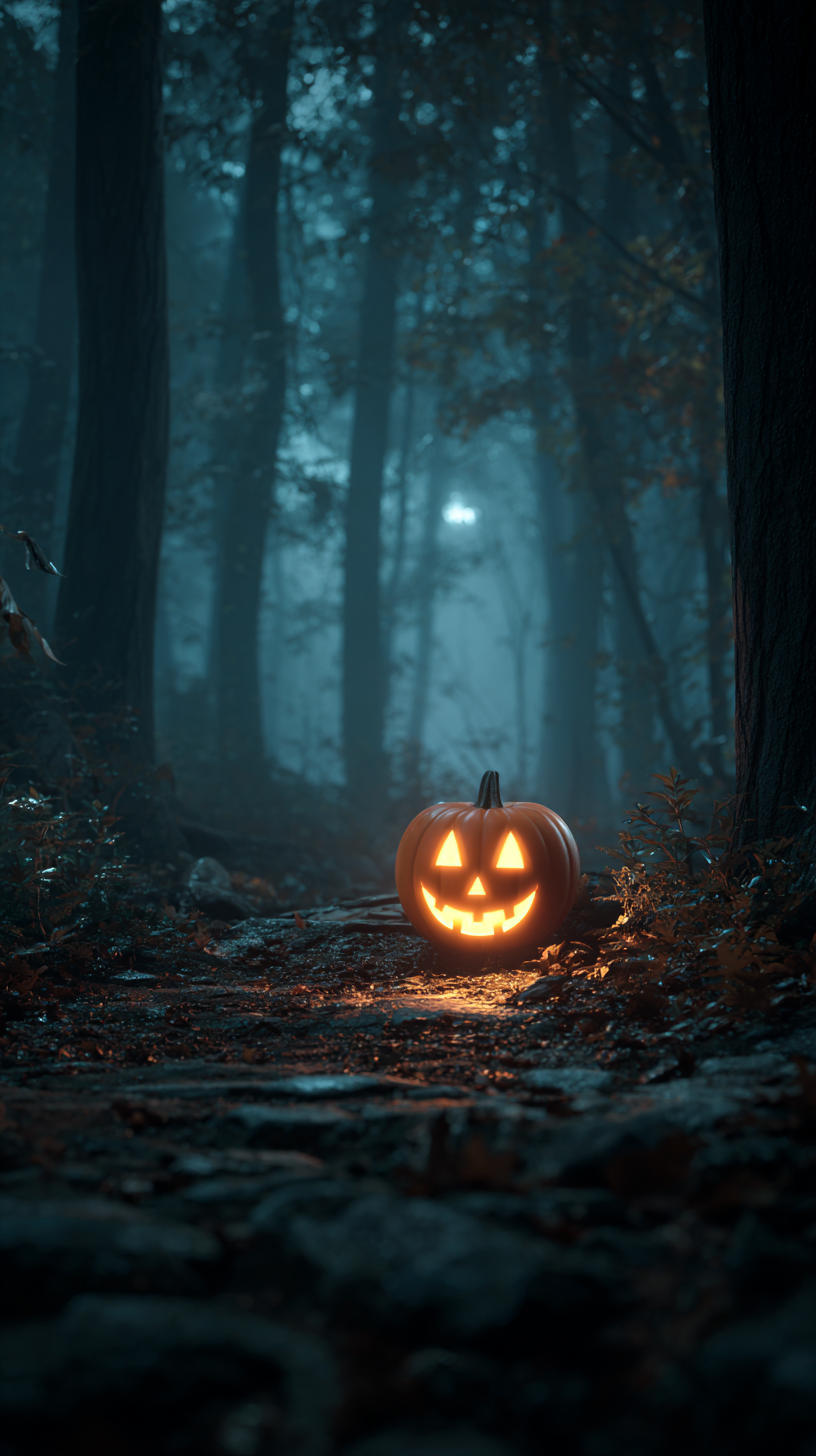 fond d'écran Jack o’ lantern téléphone gratuit