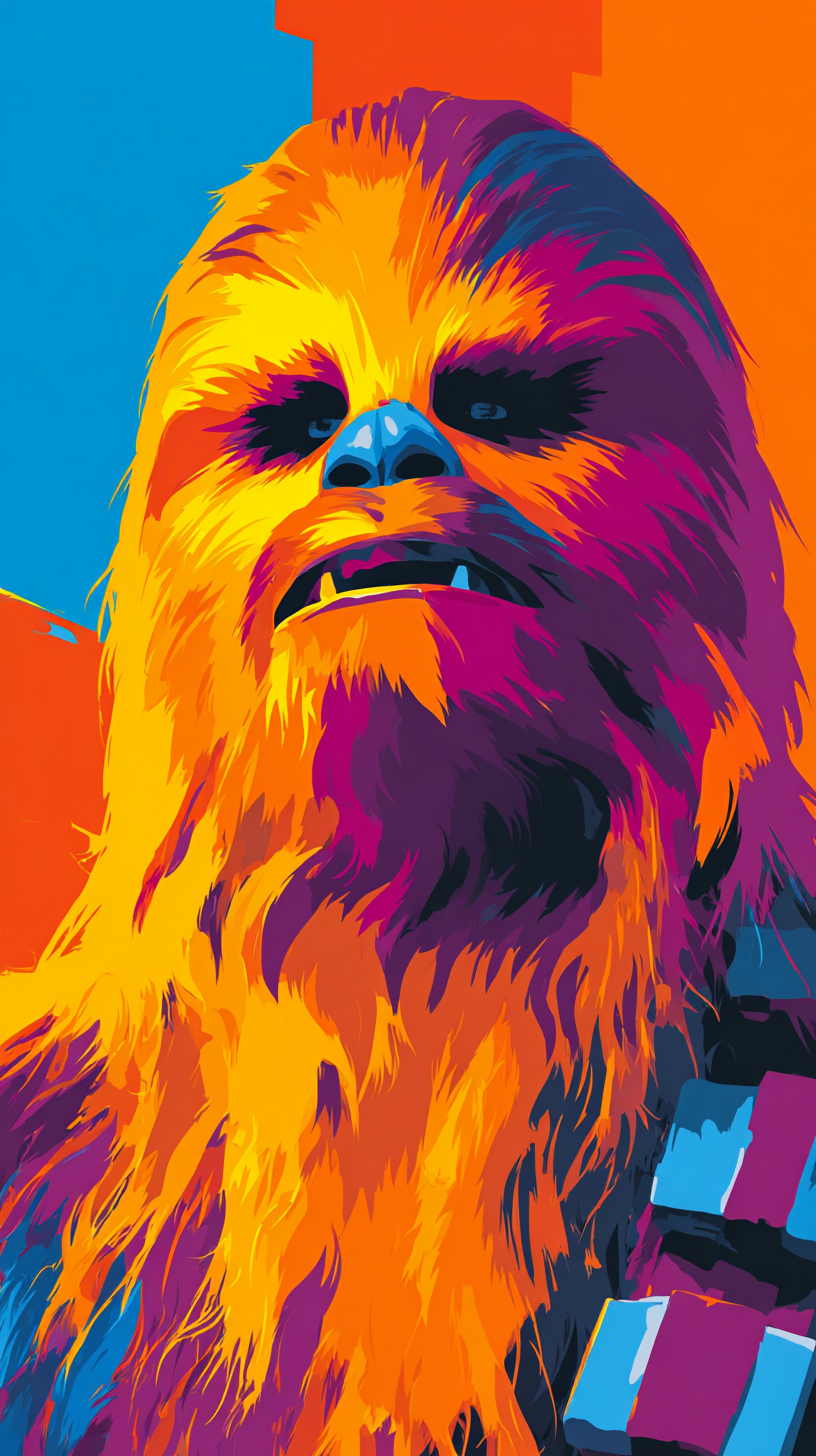fond d'écran Chewbacca iphone 8 télécharger gratuit