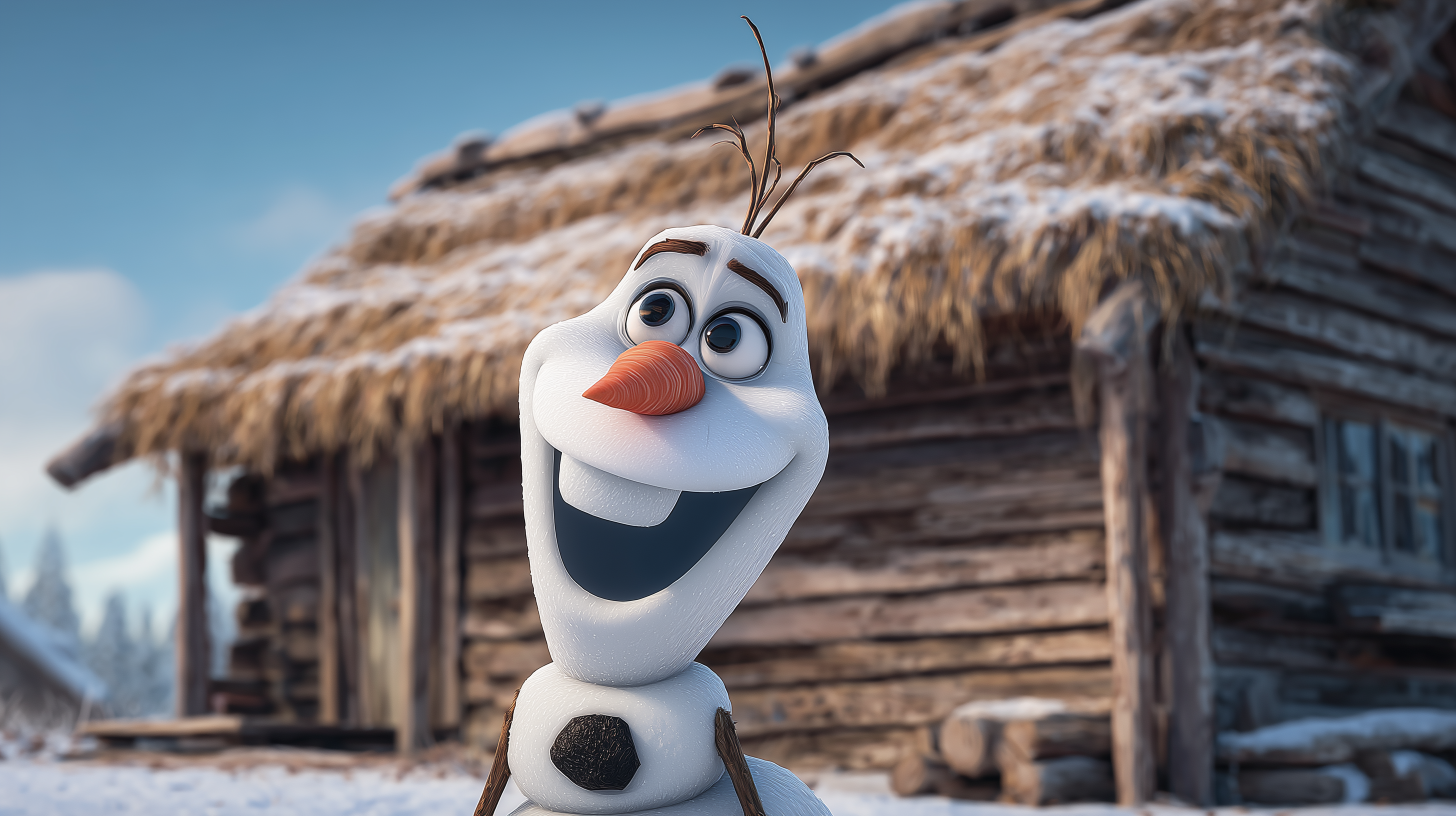 fond d'écran Olaf hp windows 11 téléchargement gratuit