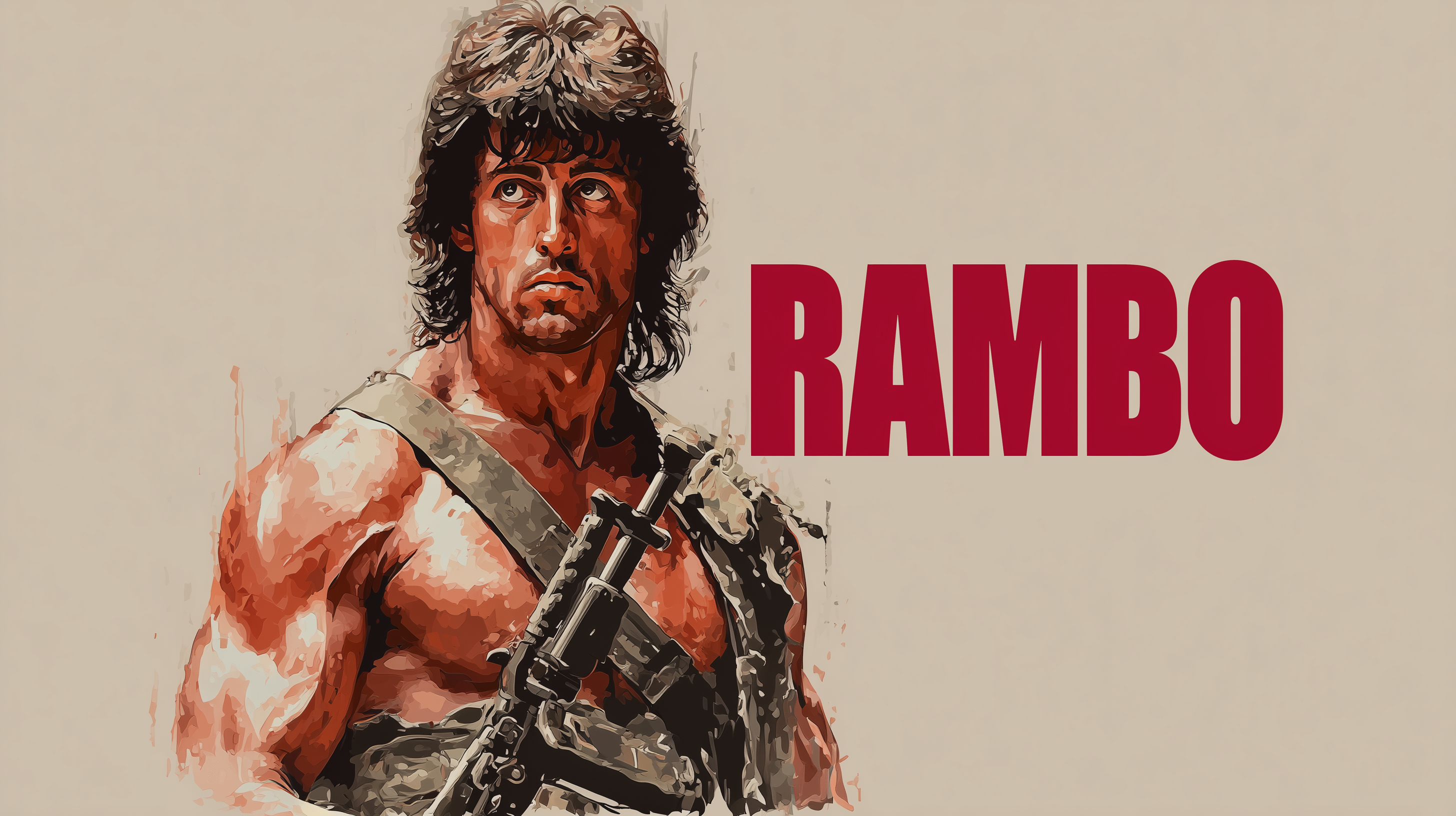 fond d'écran John Rambo 2560x1600 téléchargement gratuit