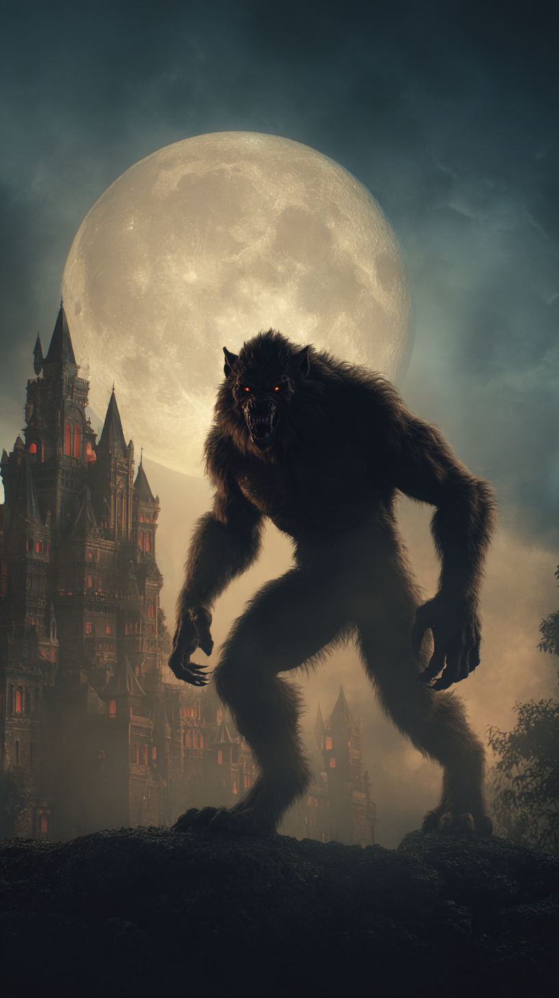 fond d'écran Lycanthrope iphone 16 gratuit