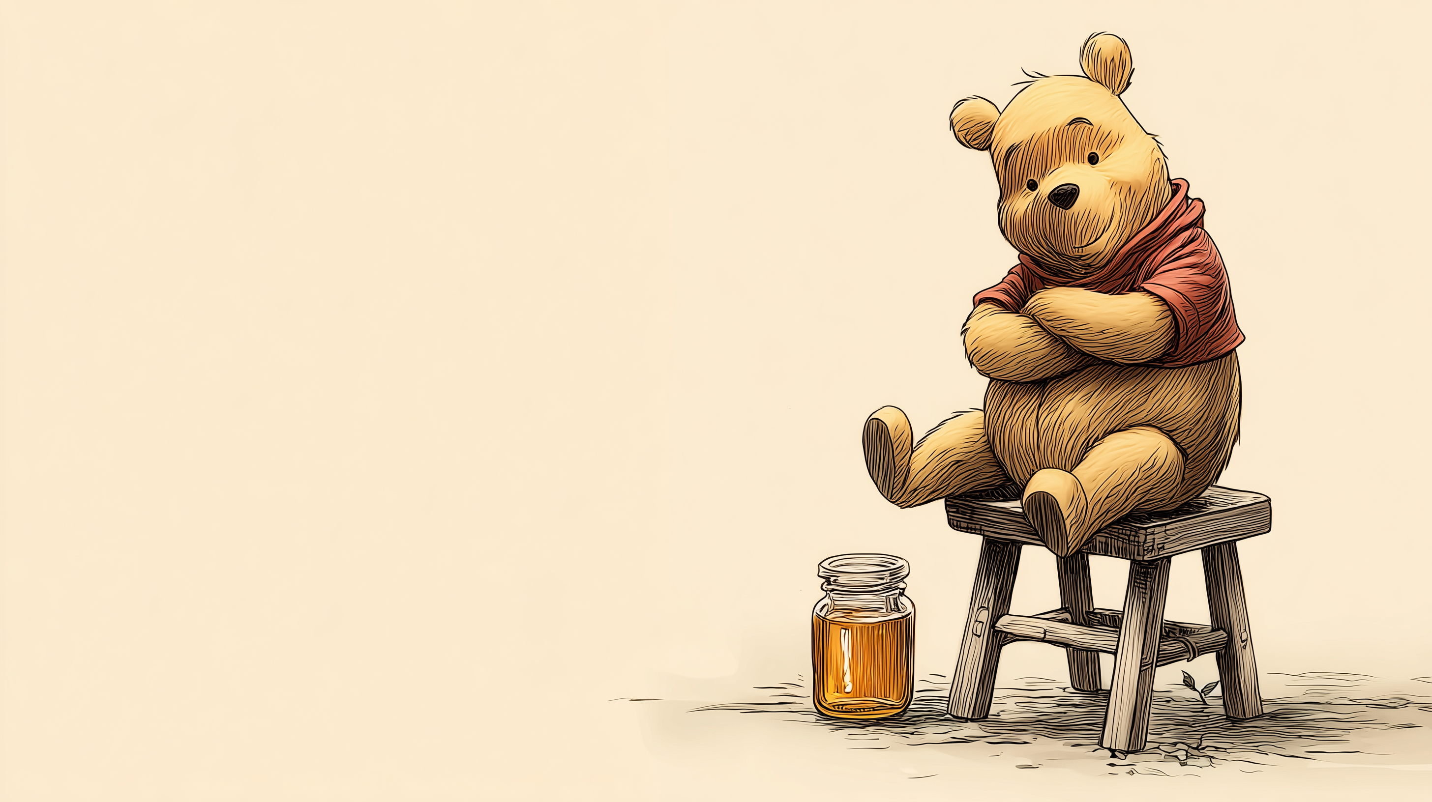 fond d'écran Winnie l’ourson pc mac téléchargement gratuit