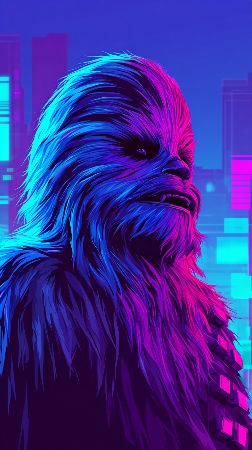fond d'écran Chewbacca téléphone Xiaomi gratuit