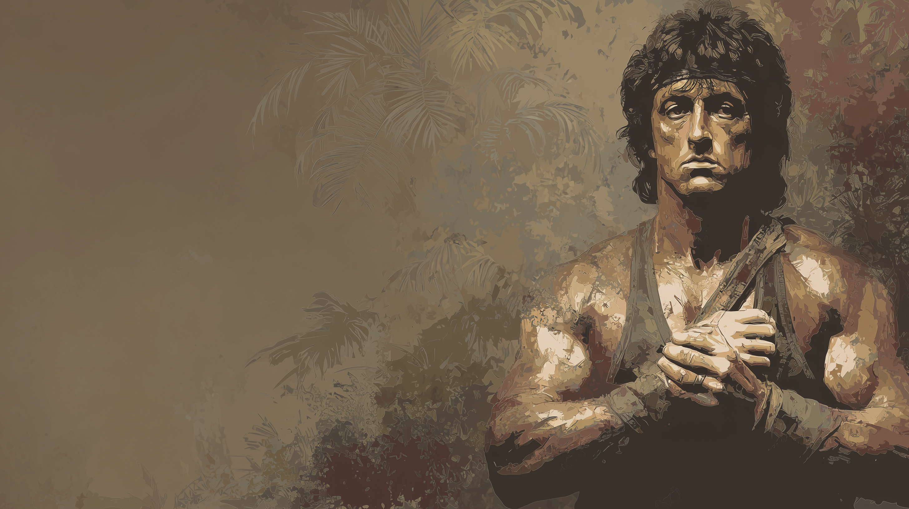fond d'écran John Rambo windows xp téléchargement gratuit