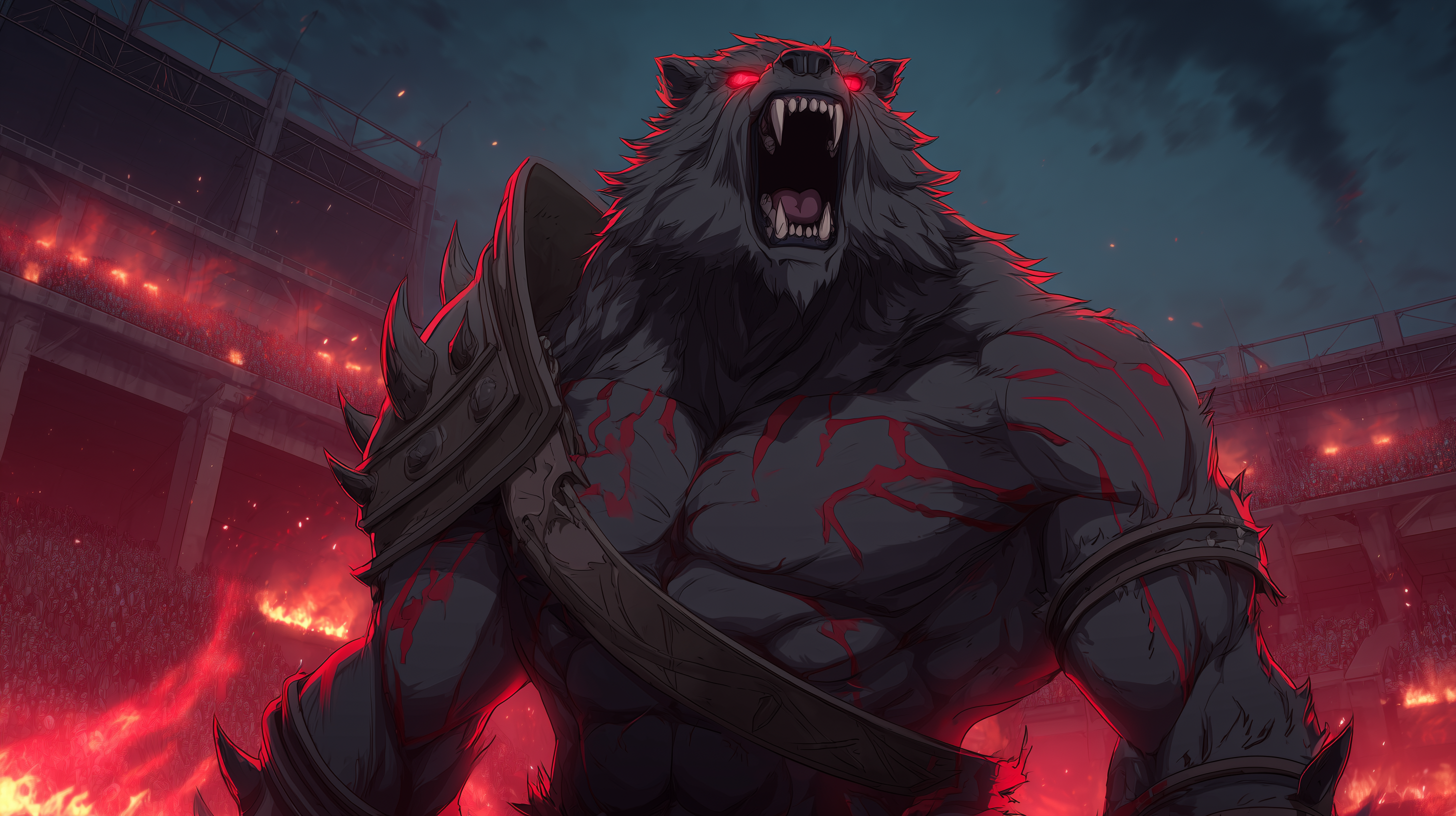 fond d'écran Lycanthrope 3840x2160 hd téléchargement gratuit