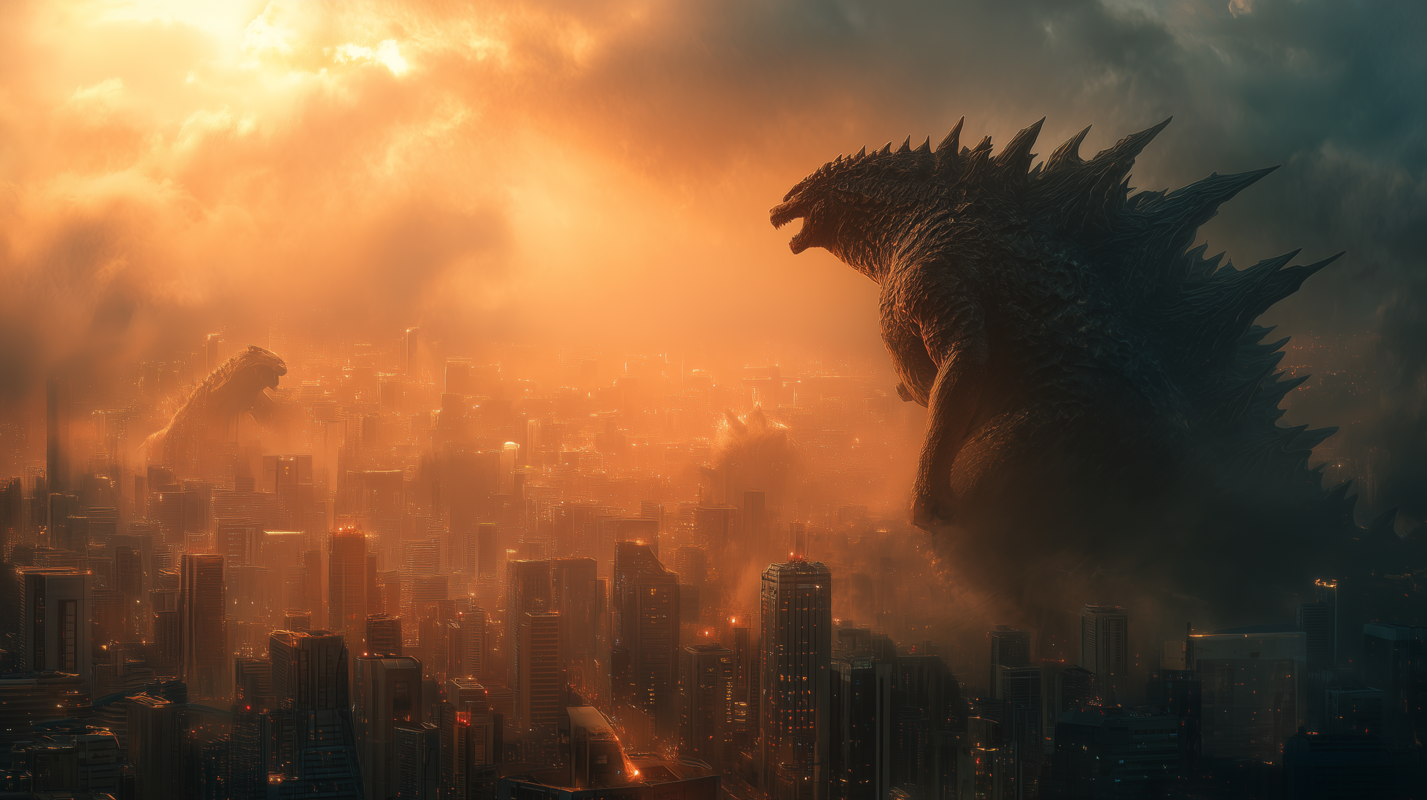 fond d'écran Godzilla pc 5120x2880 téléchargement gratuit
