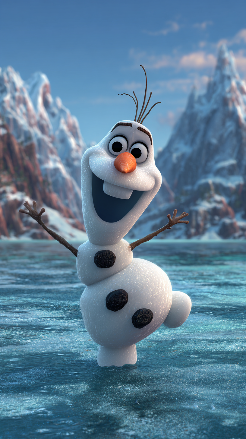 fond d'écran Olaf iphone 11 gratuit