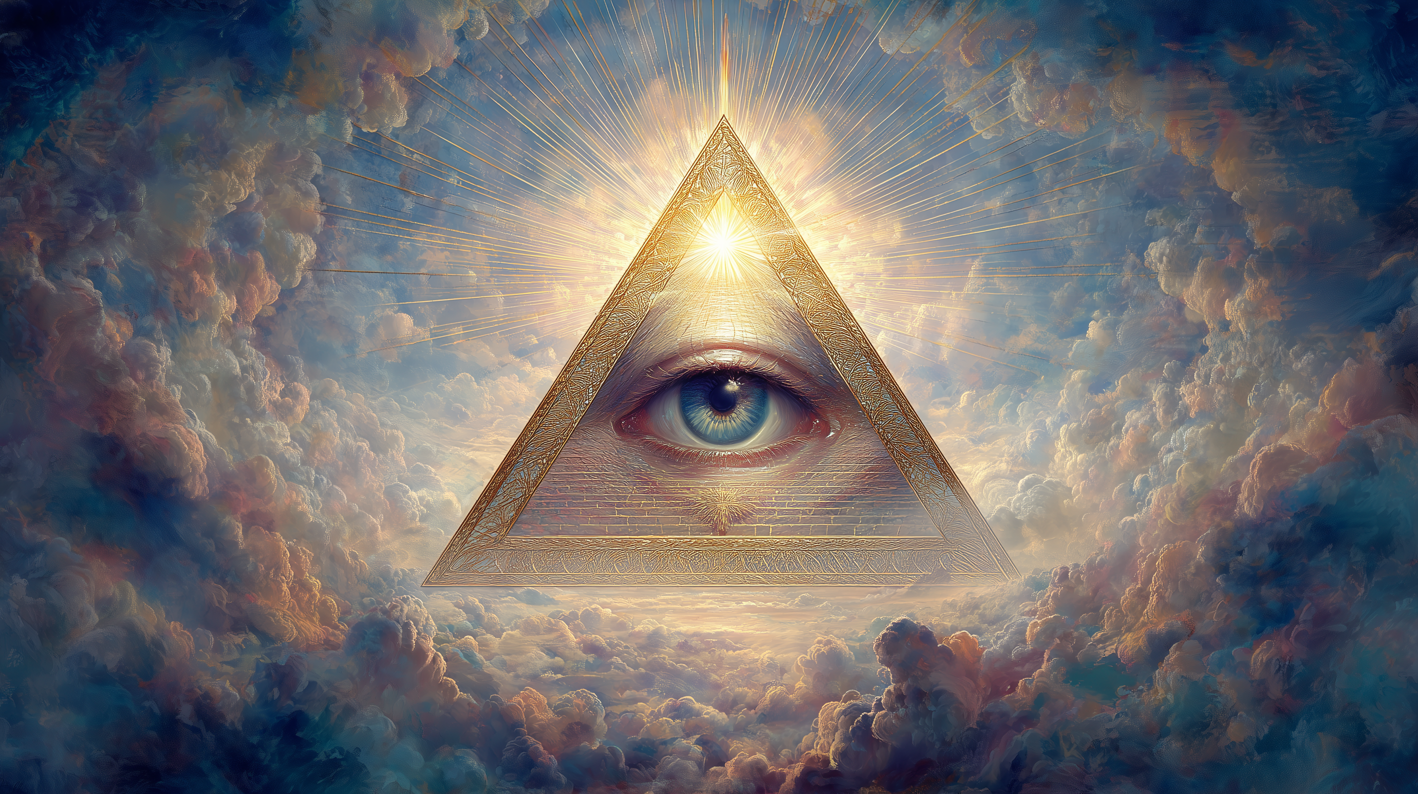 fond d'écran L’œil de la Providence windows 11 4k téléchargement gratuit