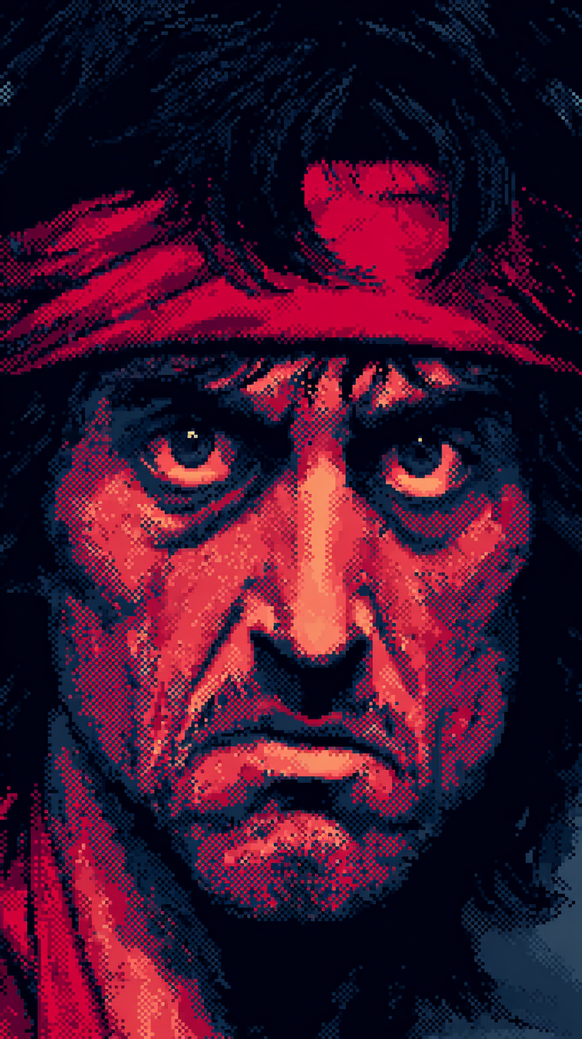 fond d'écran John Rambo téléphone samsung gratuit
