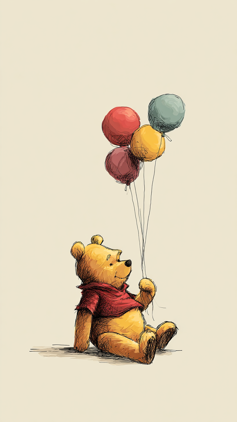 fond d'écran Winnie l’ourson téléphone télécharger gratuit