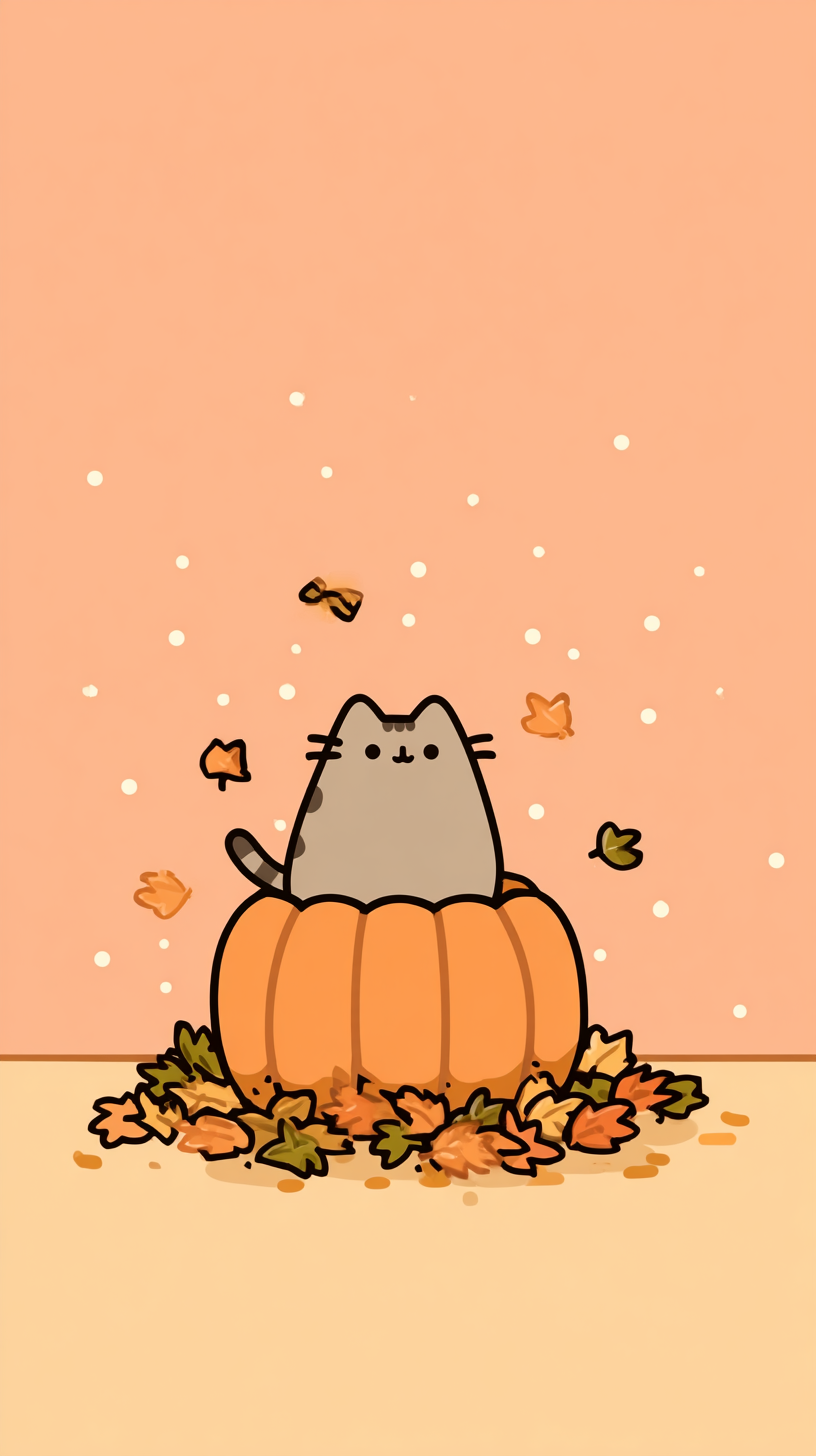 fond d'écran Pusheen iphone 11 gratuit