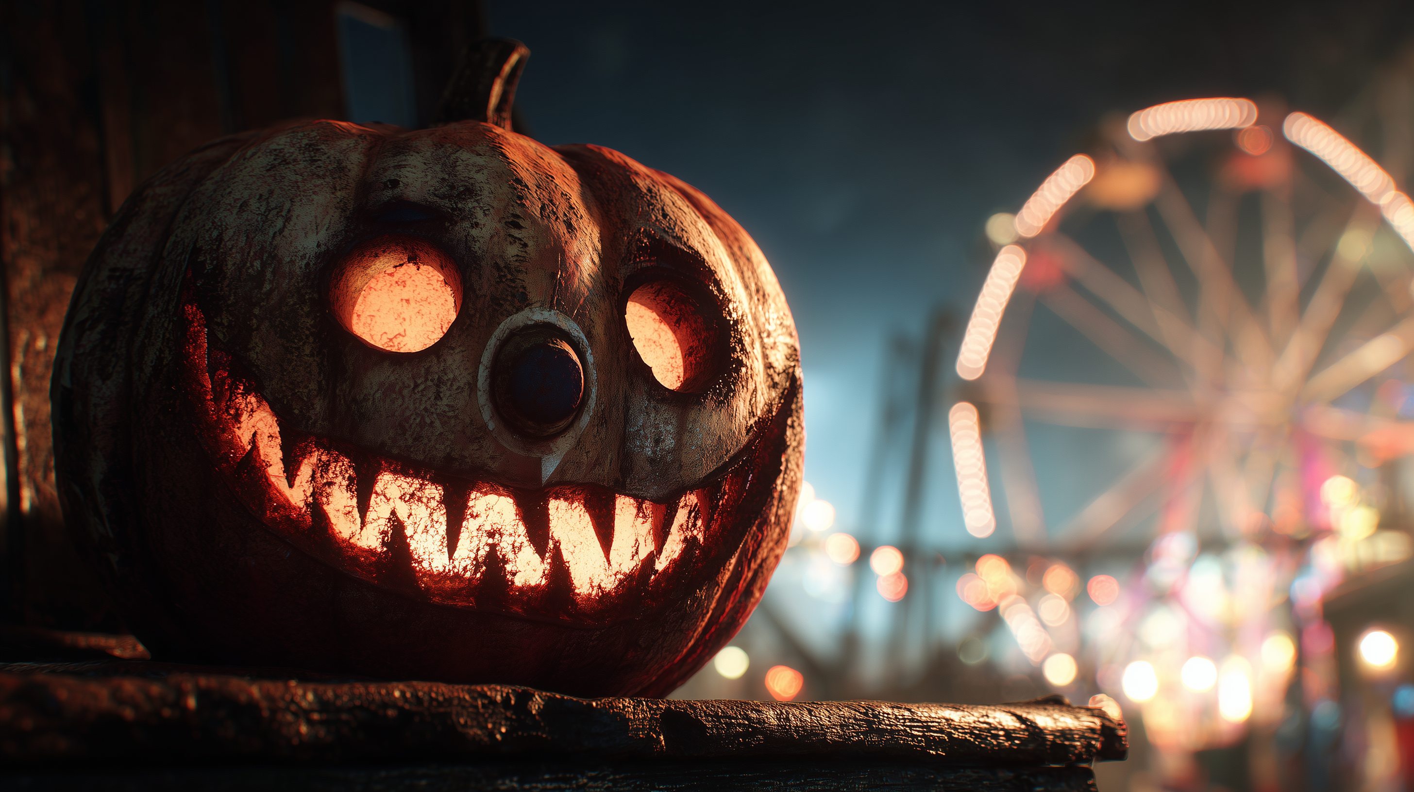 fond d'écran Jack o’ lantern windows 4k téléchargement gratuit