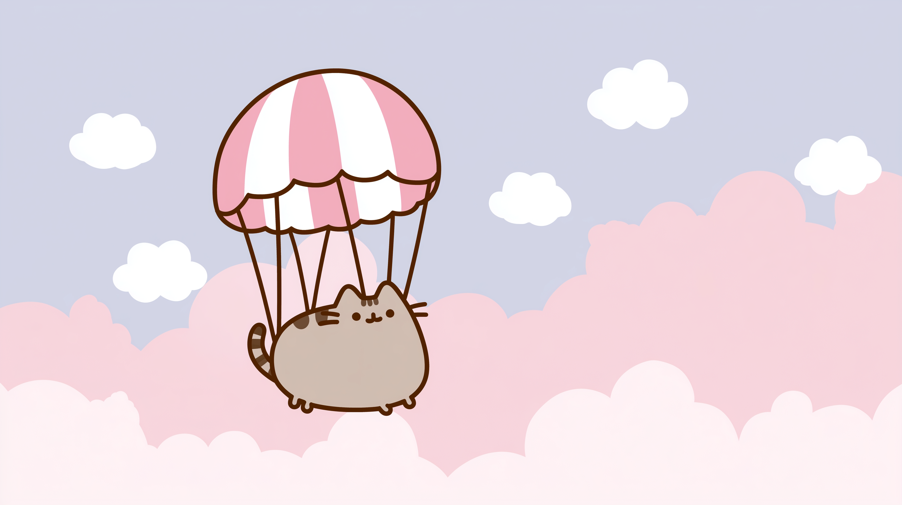 fond d'écran Pusheen 5120x2880 téléchargement gratuit