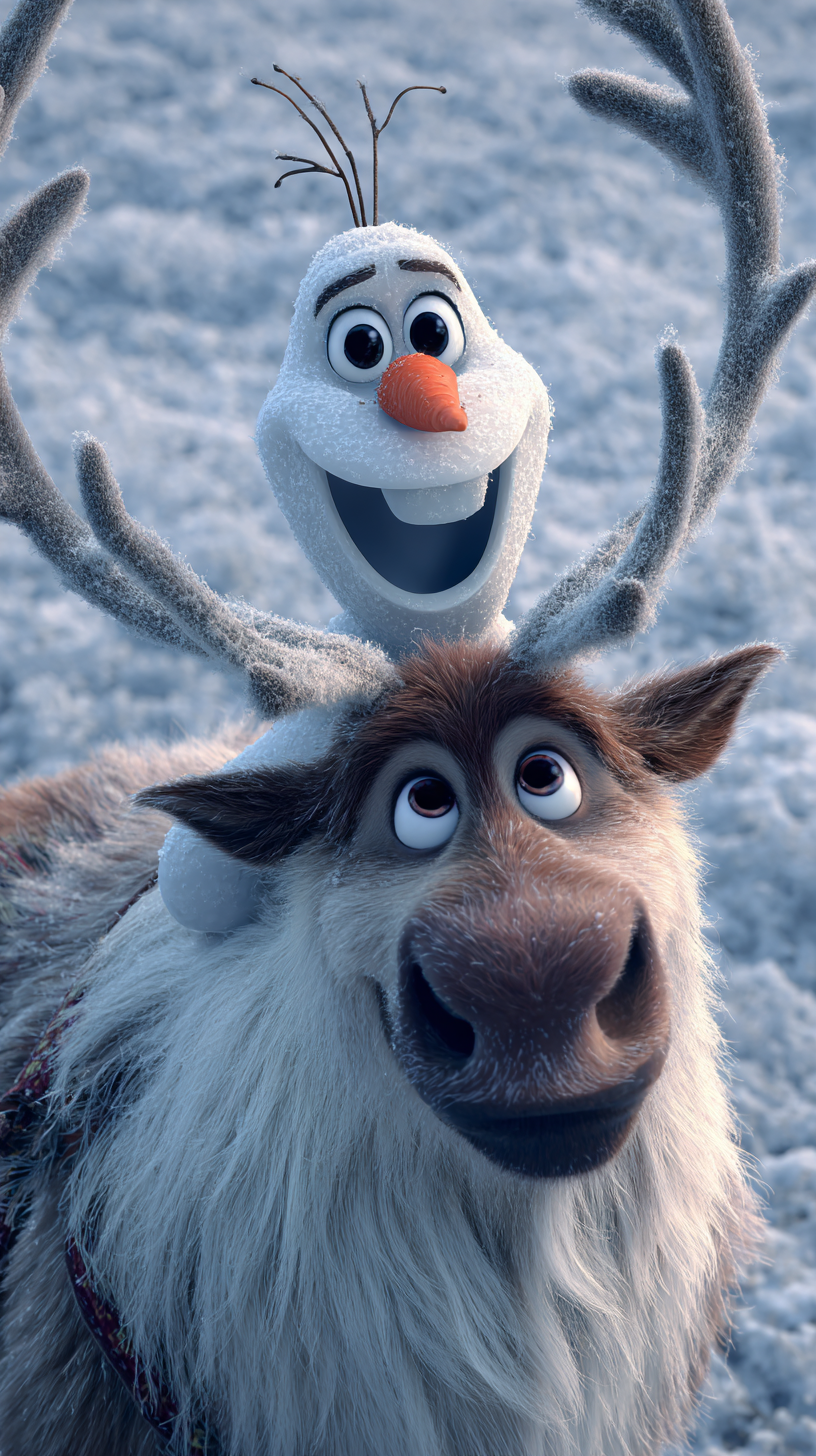 fond d'écran Olaf iphone 13 télécharger gratuit