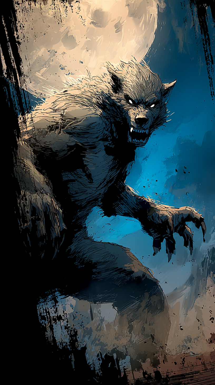 fond d'écran Lycanthrope iphone 4k gratuit