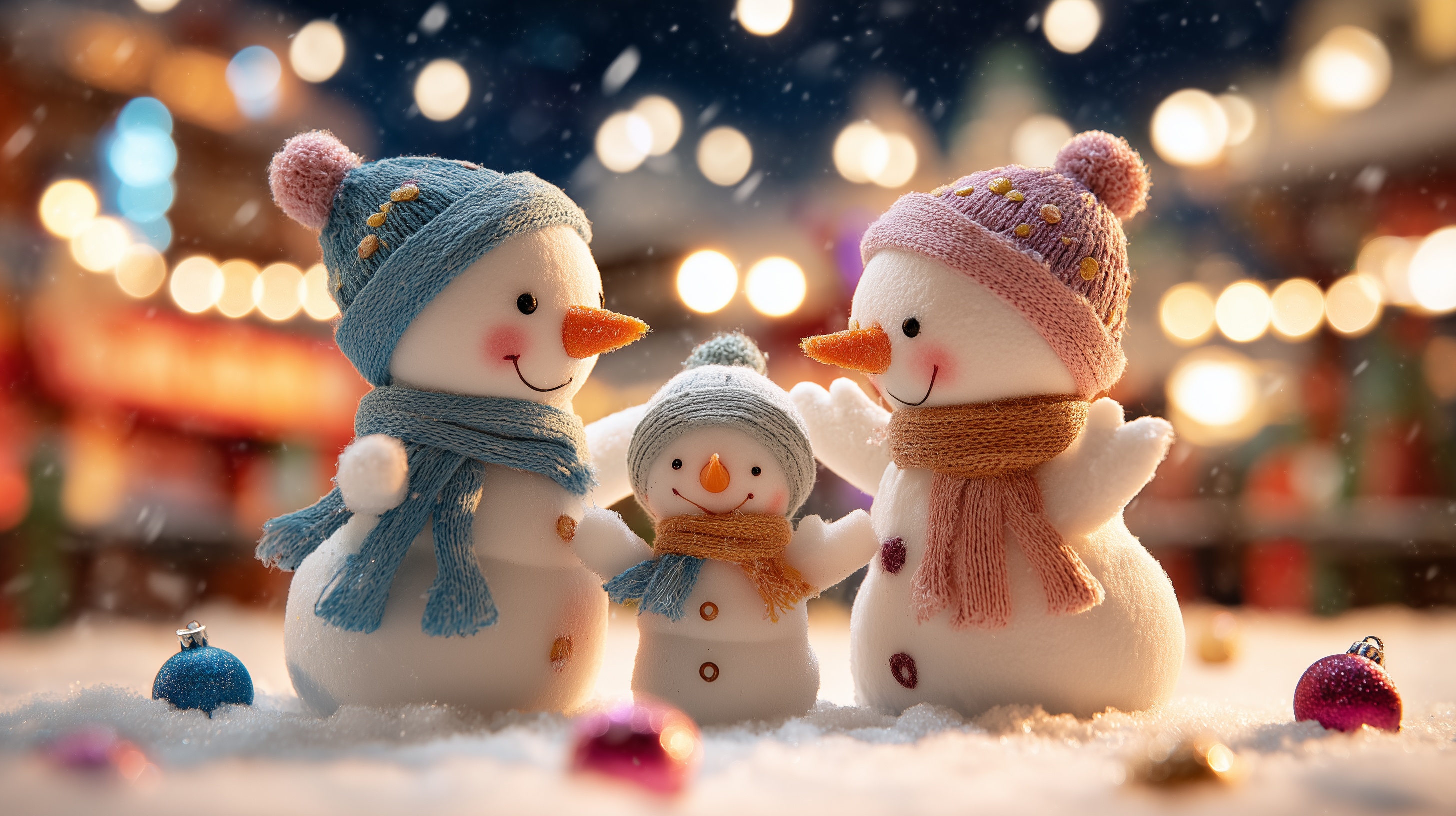 fond d'écran Bonhomme de neige pc 4k 1920x1080 téléchargement gratuit