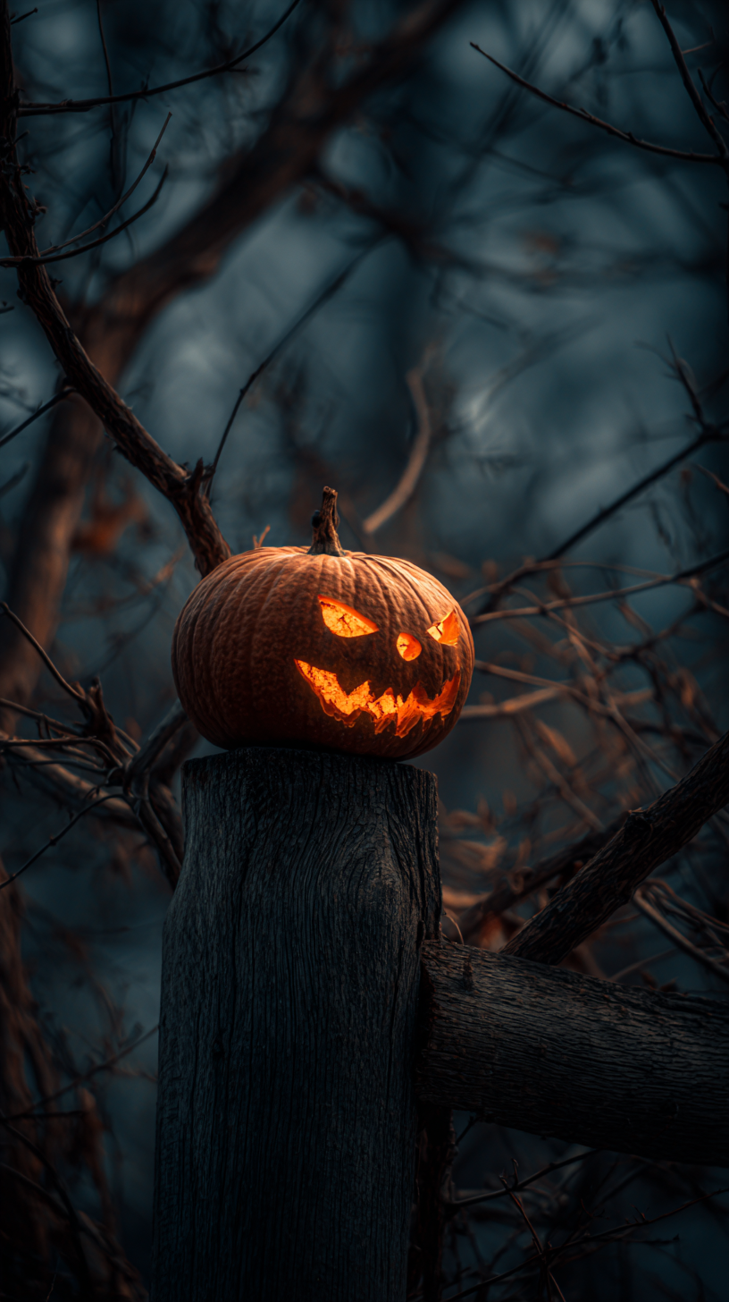 fond d'écran Jack o’ lantern iphone 17