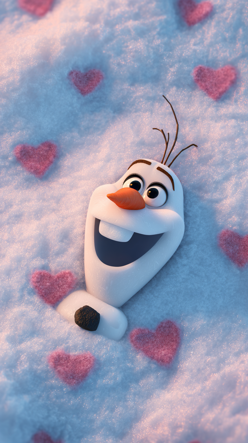 fond d'écran Olaf android 4k gratuit
