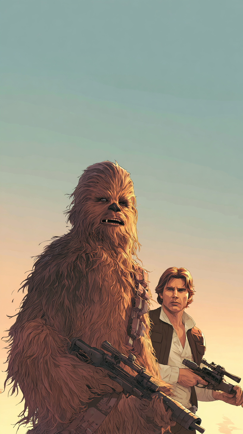 fond d'écran Chewbacca android gratuit télécharger gratuit