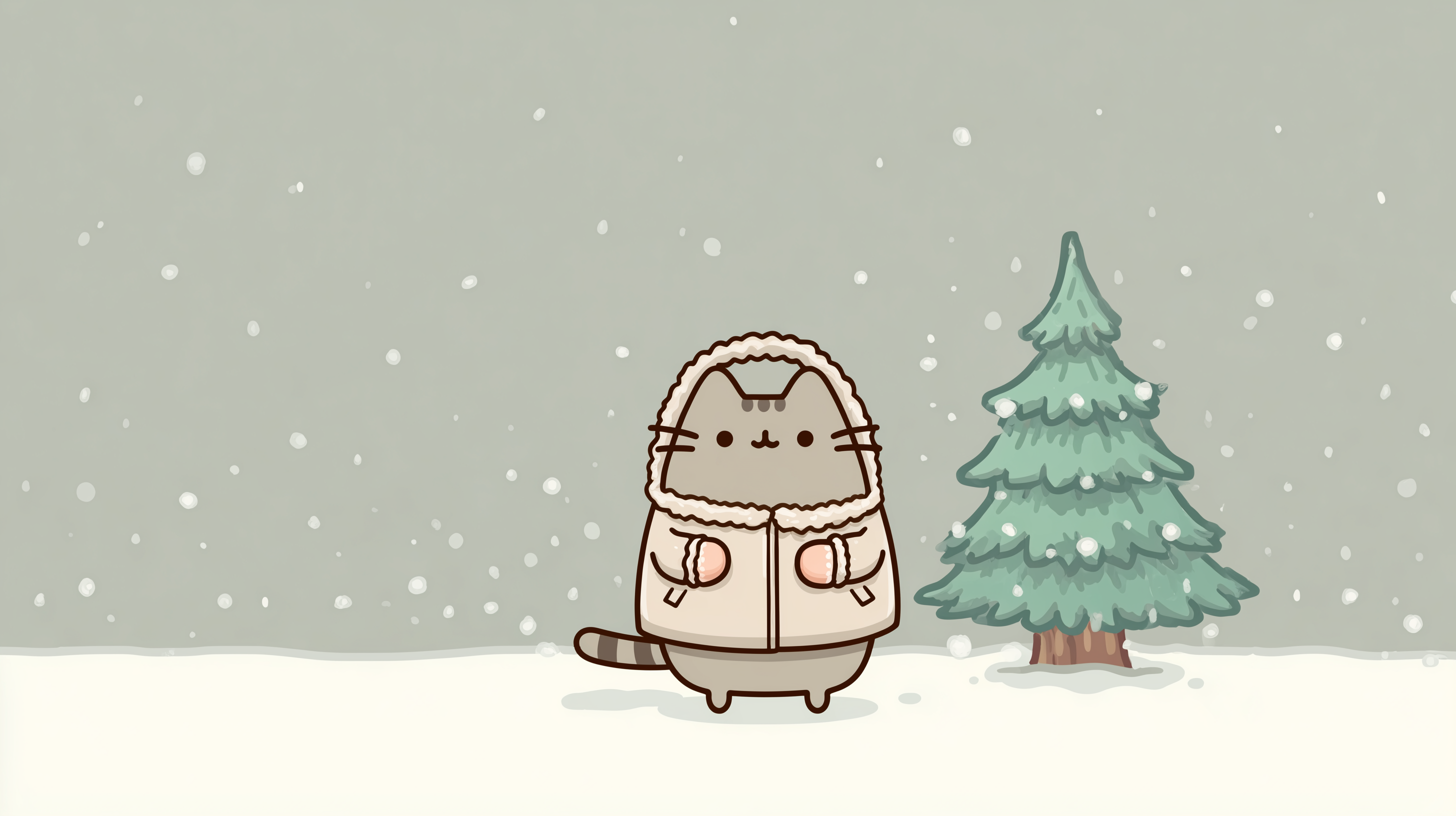 fond d'écran Pusheen pour pc téléchargement gratuit