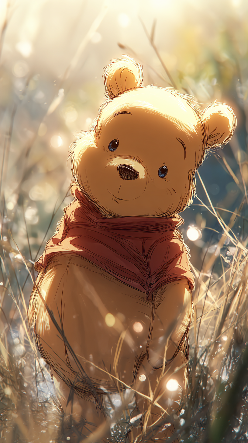 fond d'écran Winnie l’ourson téléphone samsung télécharger gratuit