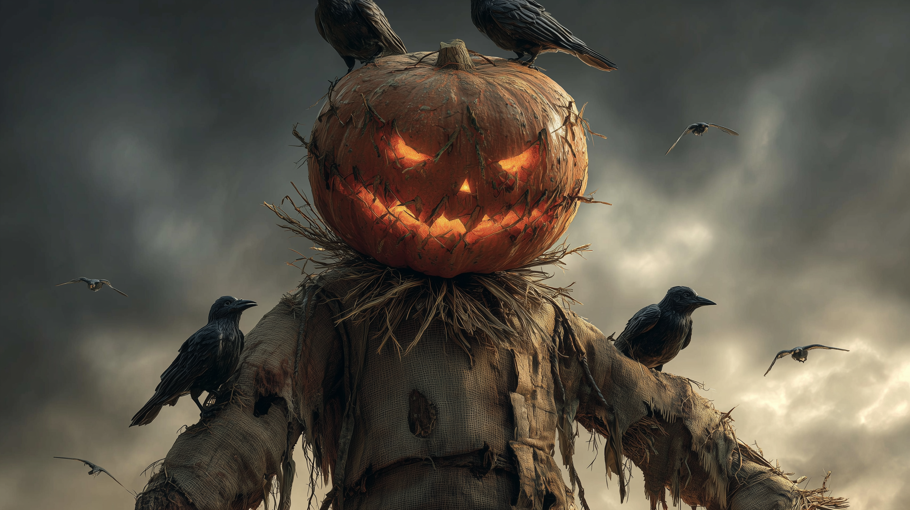 fond d'écran Jack o’ lantern 4k 3840x2160 téléchargement gratuit