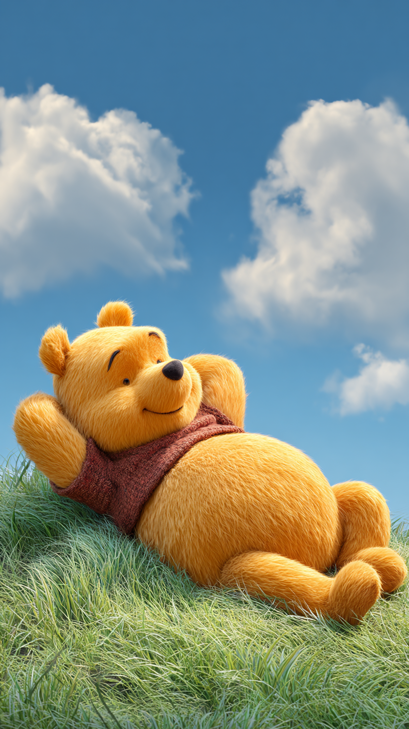 fond d'écran Winnie l’ourson sans filigrane pour téléphone portable gratuit