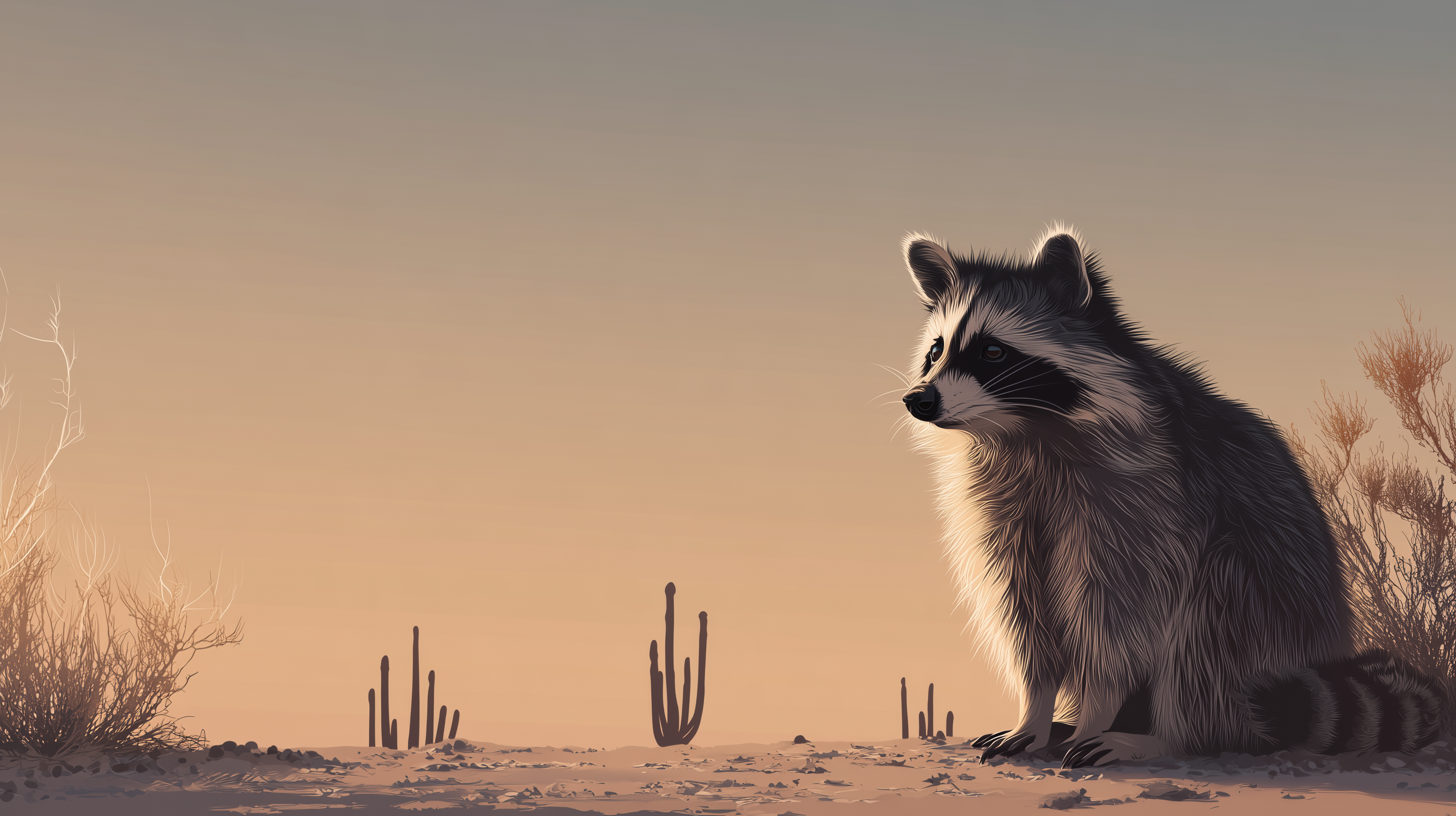 fond d'écran Raton laveur 4k windows 11 téléchargement gratuit