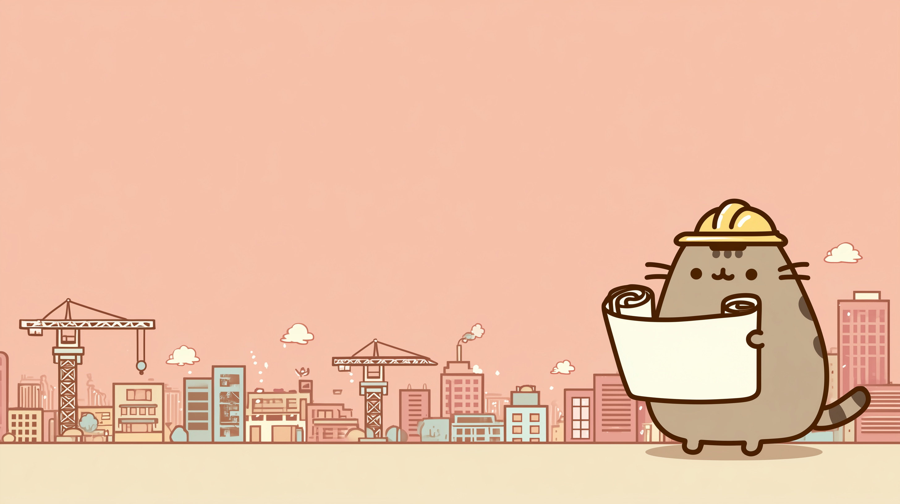 fond d'écran Pusheen 4:3 téléchargement gratuit