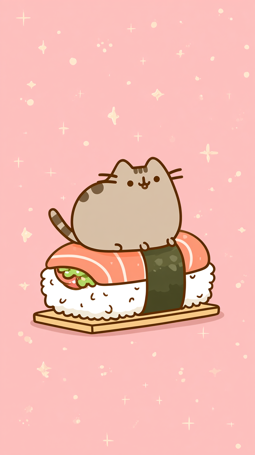 fond d'écran Pusheen téléphone Xiaomi gratuit