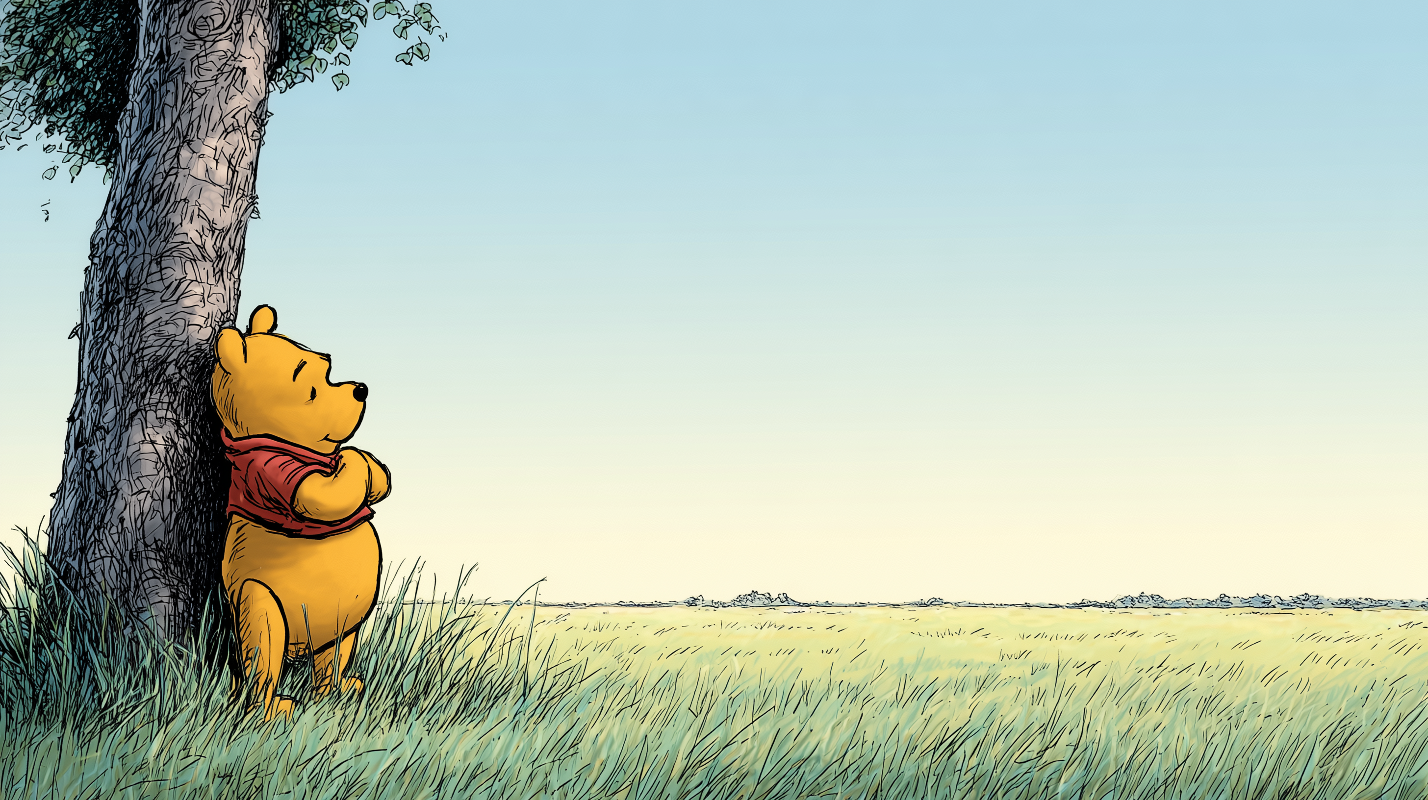 fond d'écran Winnie l’ourson pc windows téléchargement gratuit