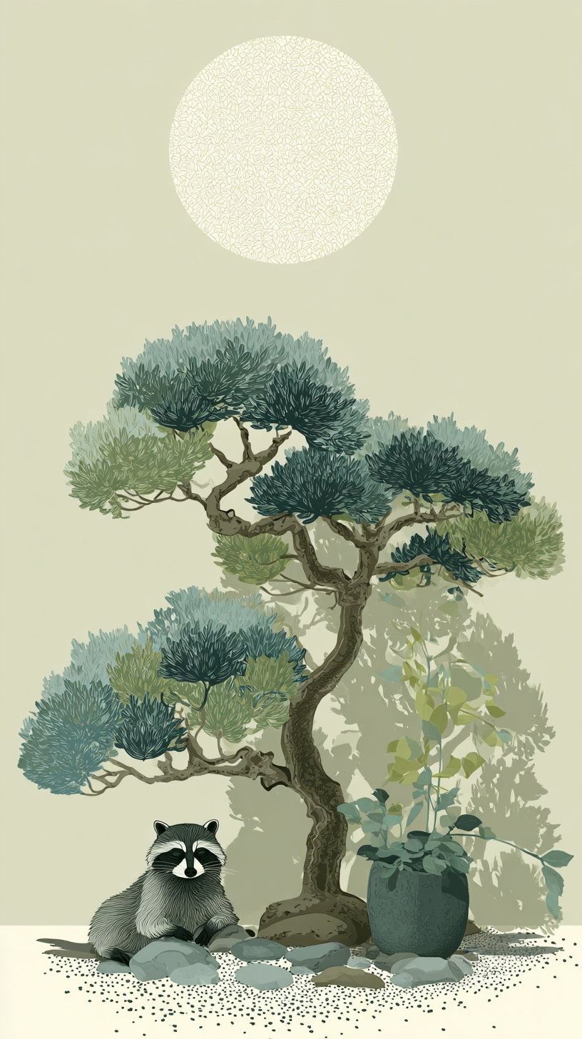 fond d'écran Raton laveur xiaomi gratuit télécharger haute qualité