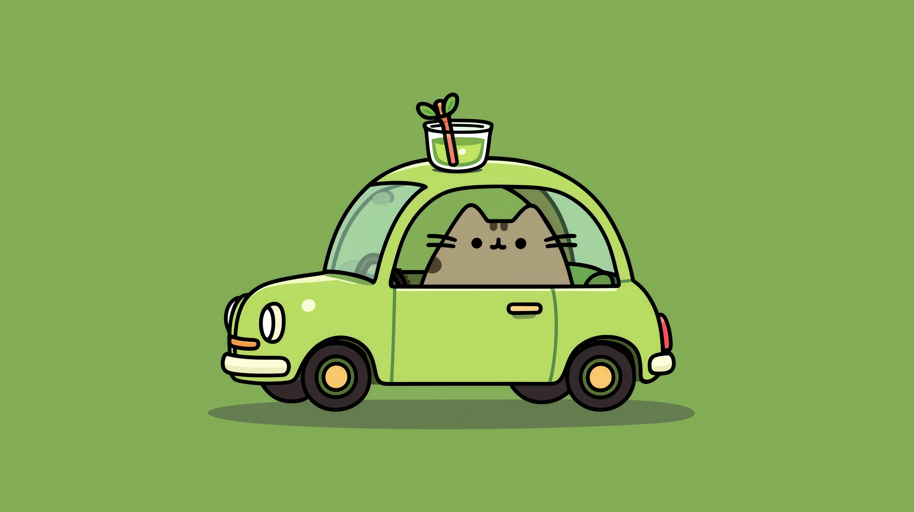 fond d'écran Pusheen personnalisé téléchargement gratuit