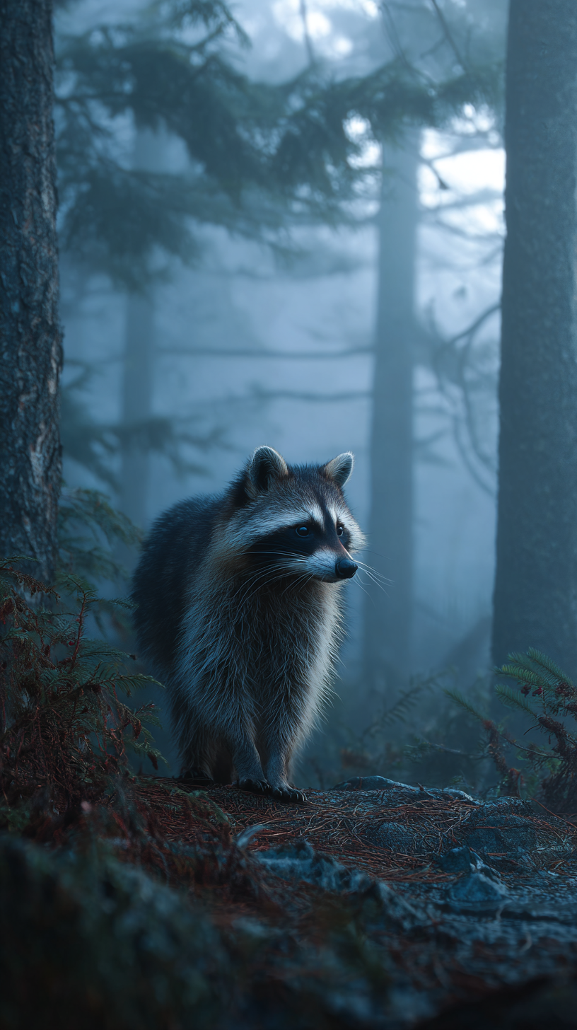 fond d'écran Raton laveur téléphone Asus télécharger gratuit