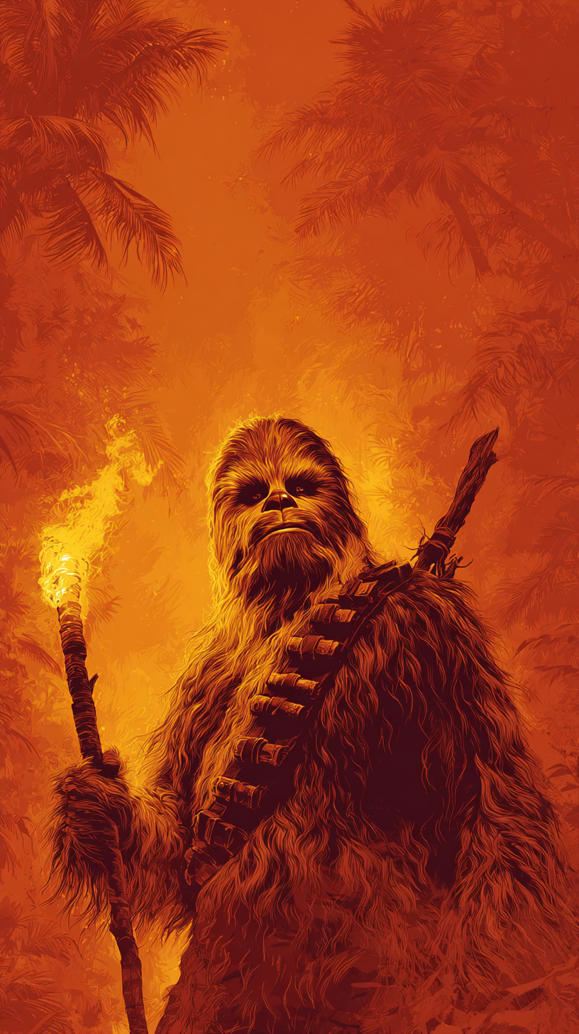 fond d'écran Chewbacca xiaomi gratuit