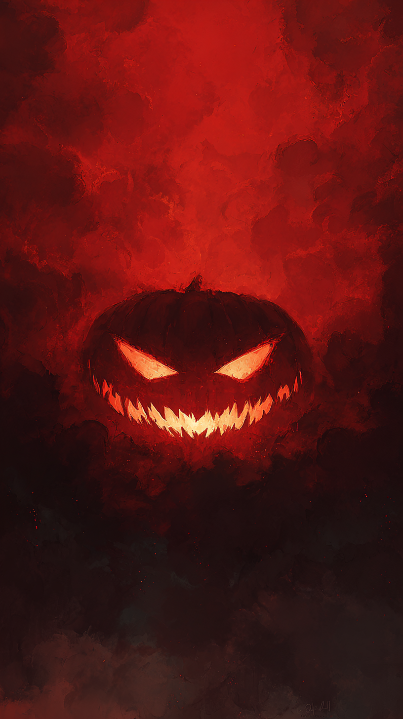 fond d'écran Jack o’ lantern iphone 15 4k gratuit