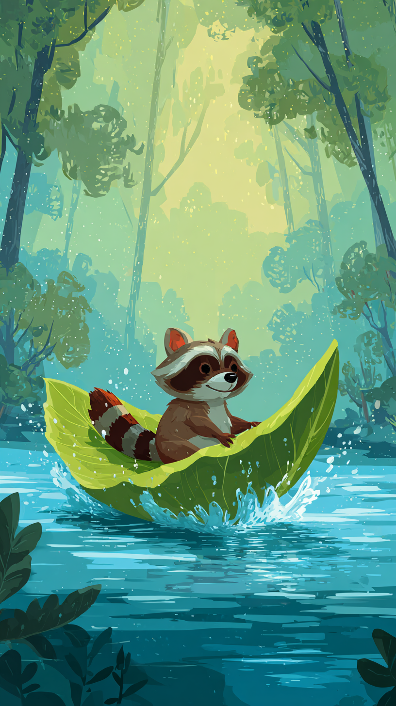 fond d'écran Raton laveur iphone 14 gratuit