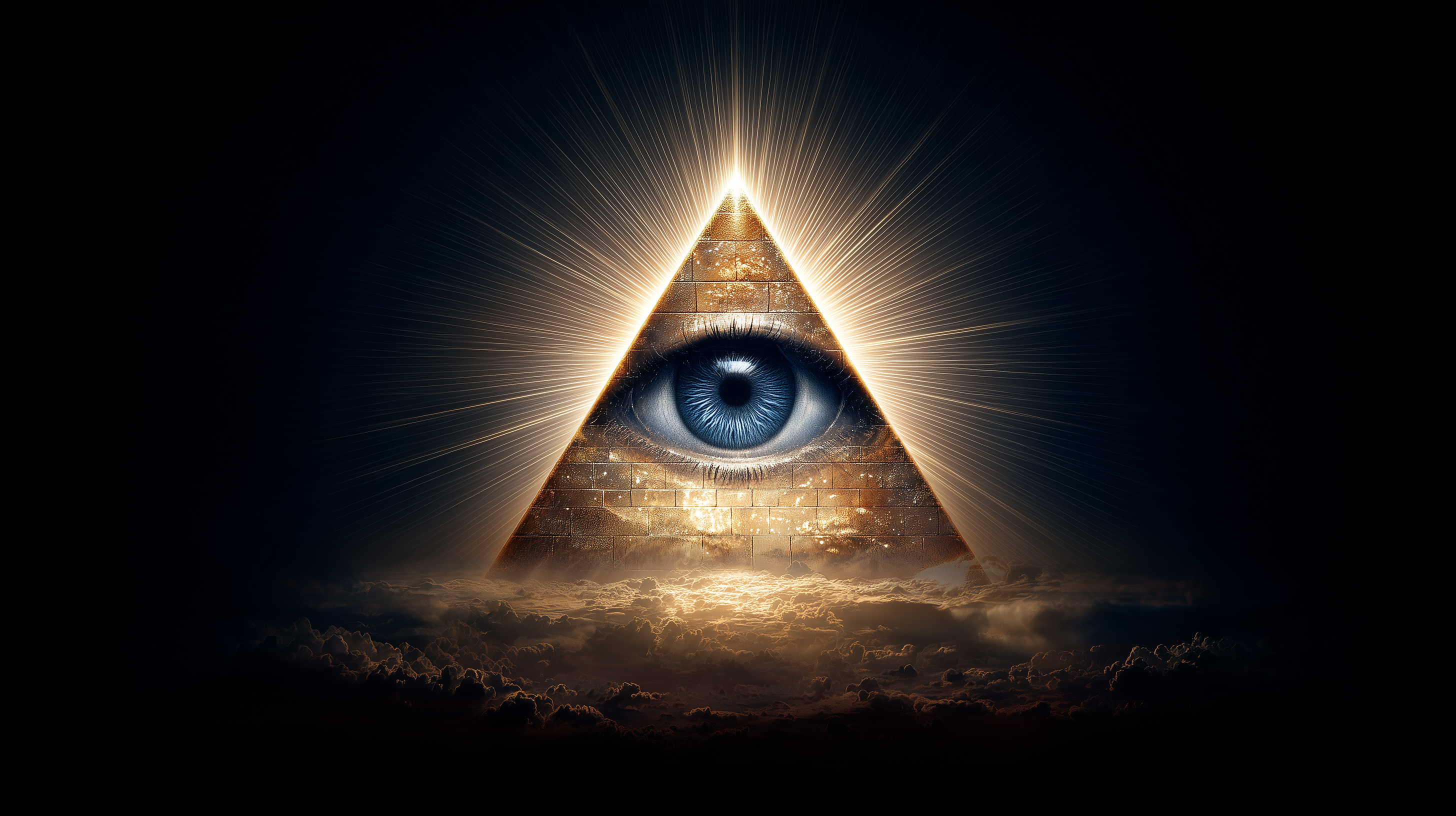 fond d'écran L’œil de la Providence 2560x1440 hd téléchargement gratuit