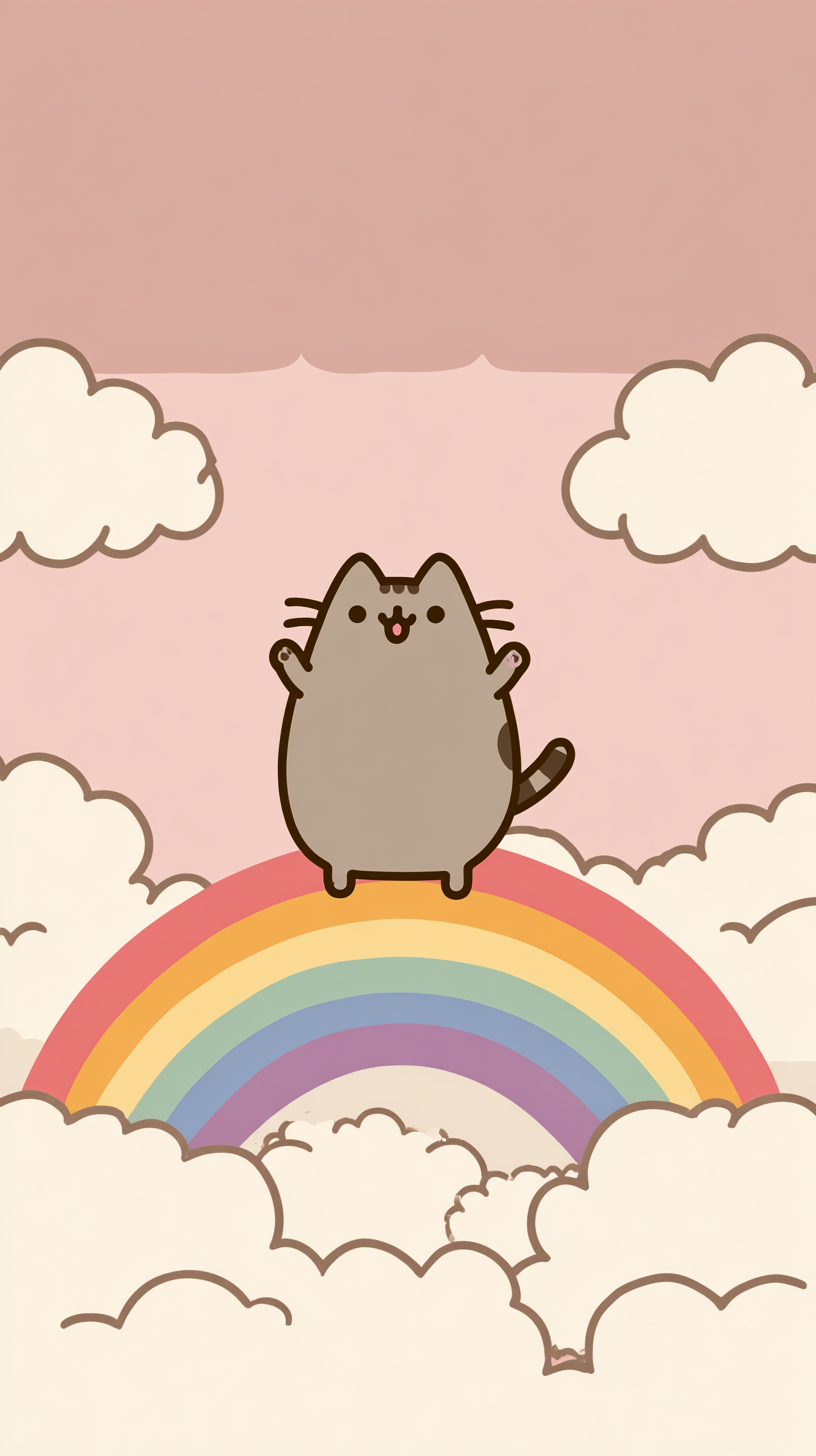 fond d'écran Pusheen téléphone Asus télécharger gratuit
