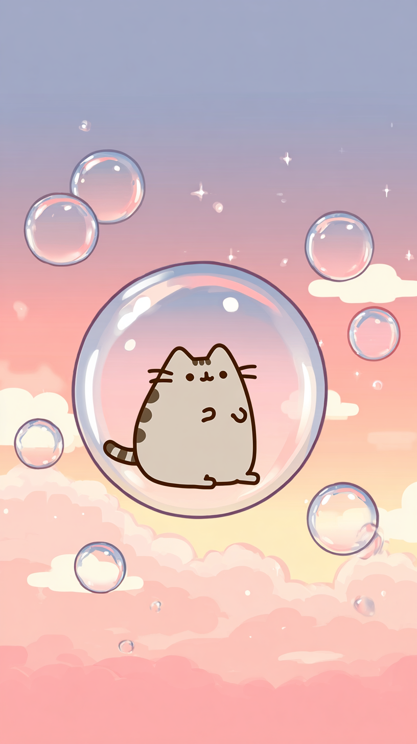 fond d'écran Pusheen téléphone samsung gratuit télécharger gratuit