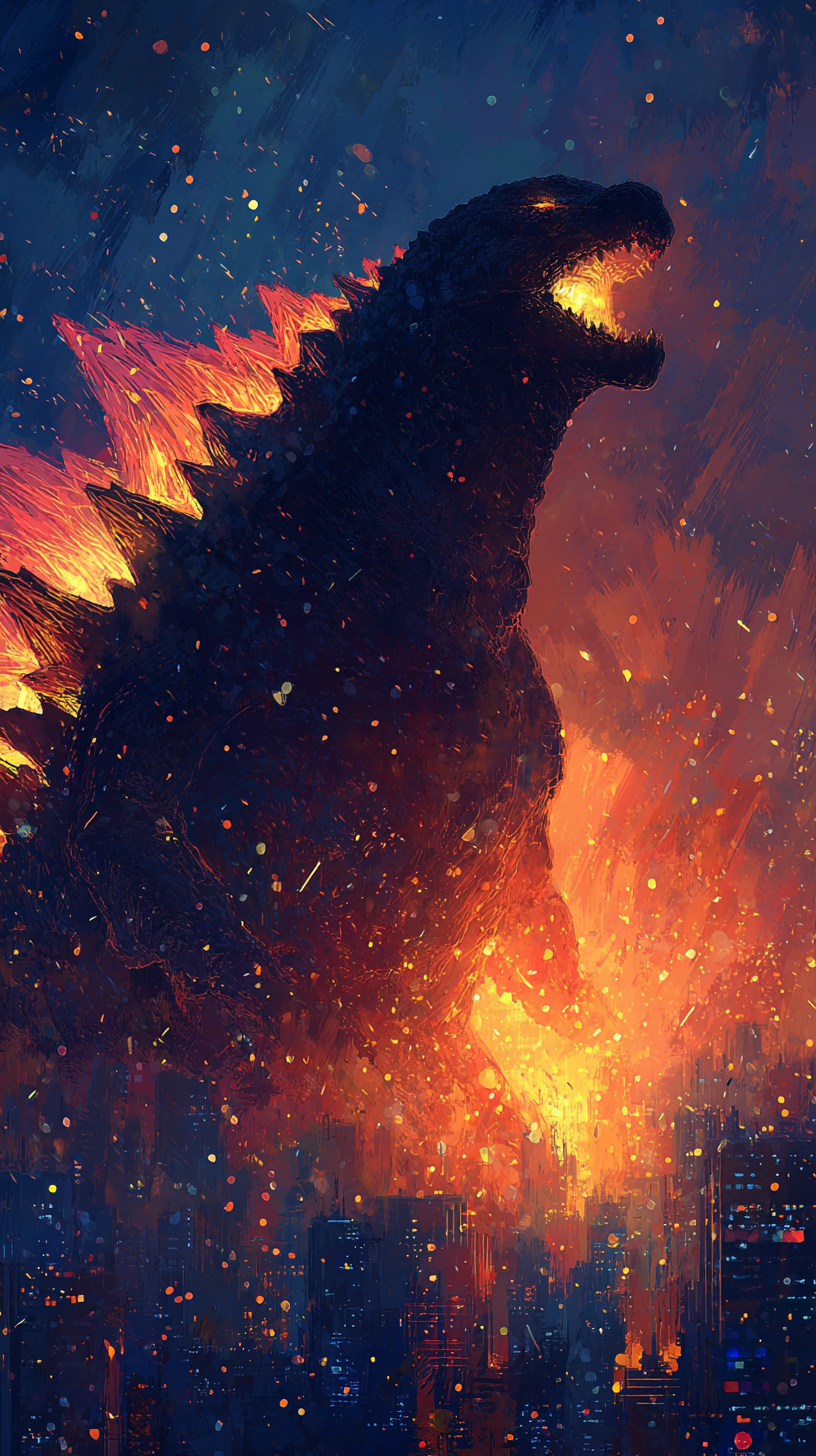 fond d'écran Godzilla xiaomi gratuit