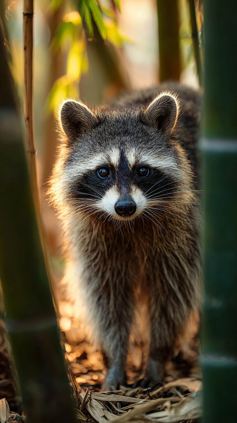 fond d'écran Raton laveur iphone 14 pro max gratuit