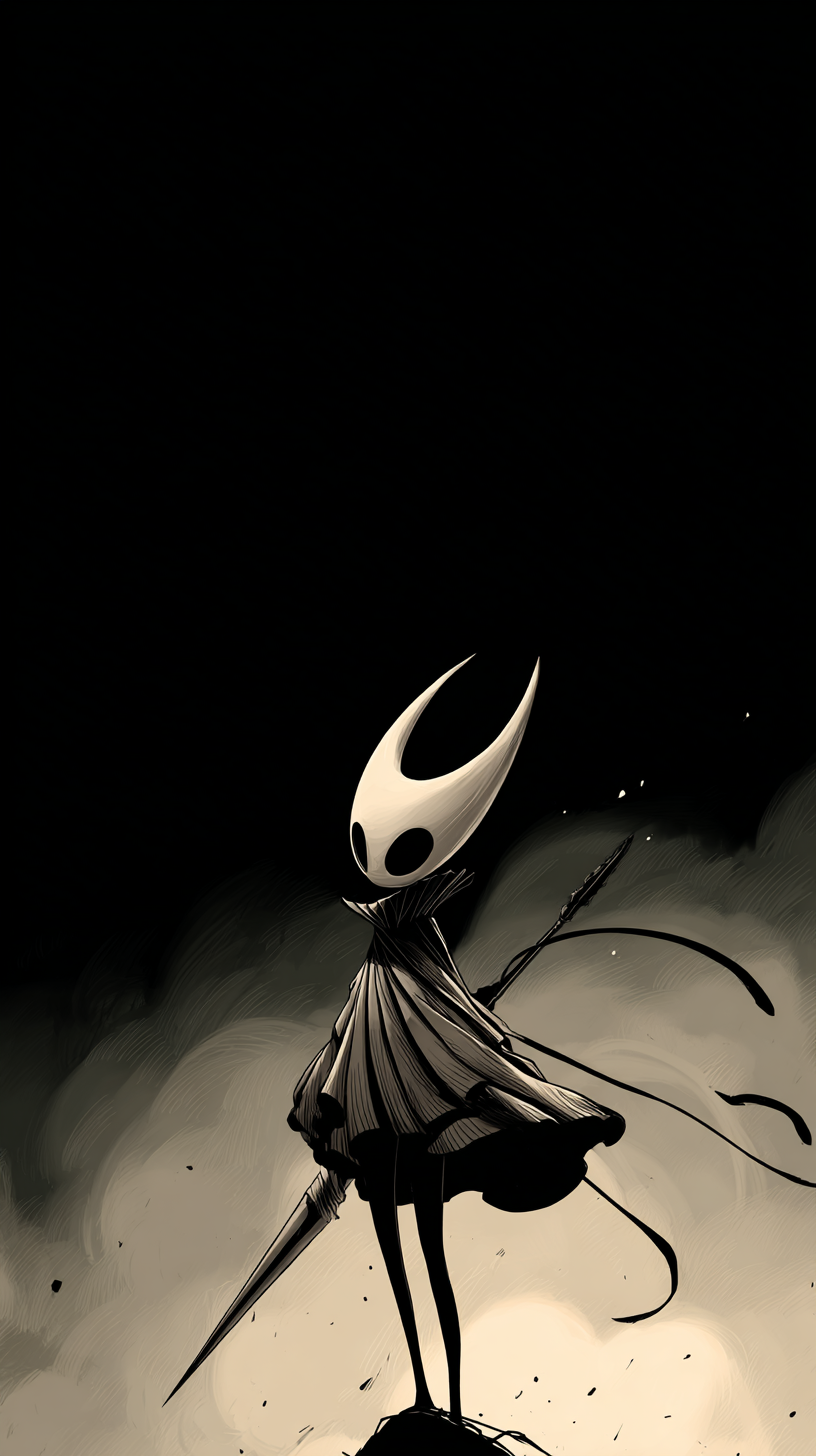 fond d'écran Hollow Knight iphone 16 télécharger gratuit