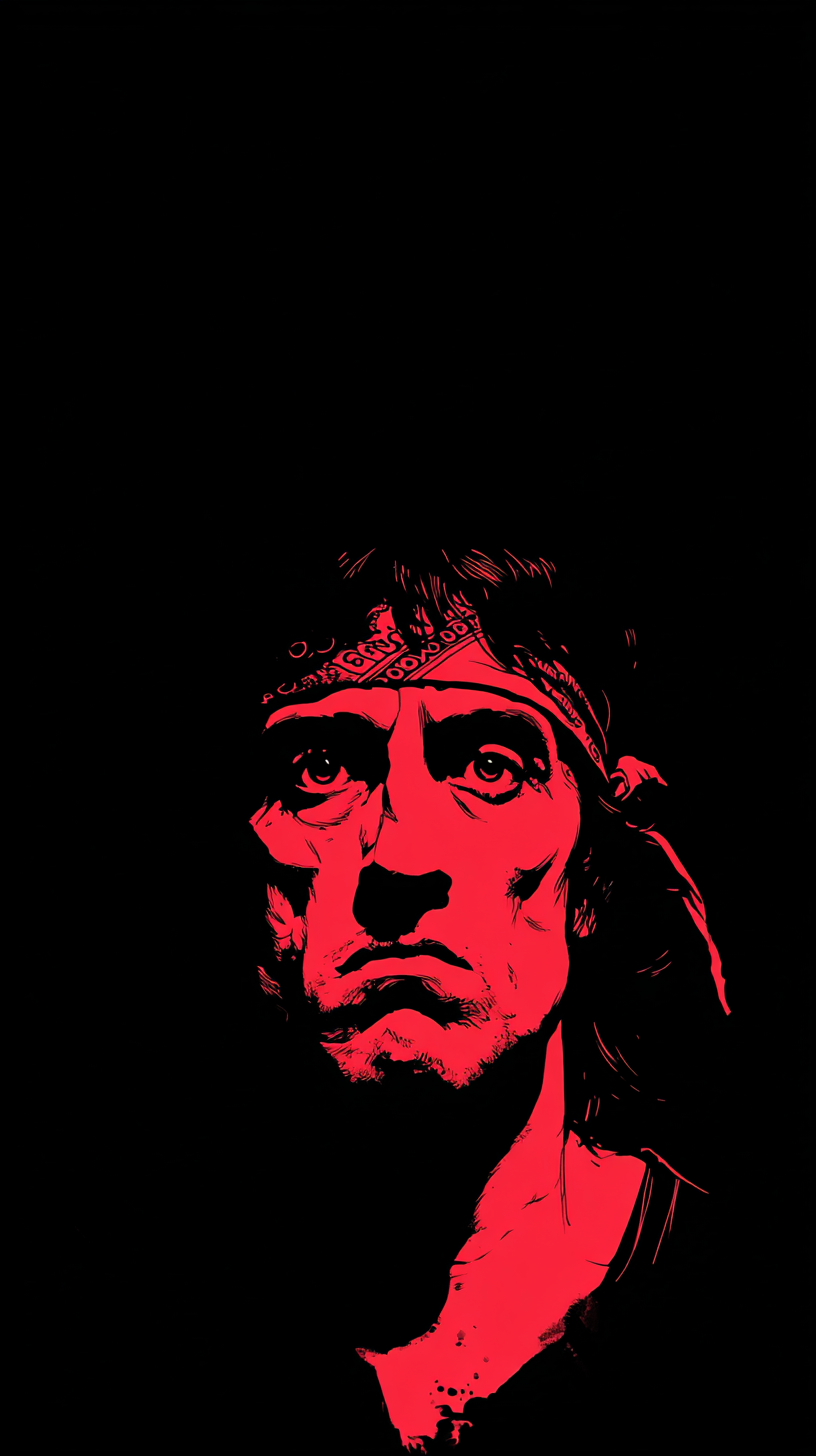 fond d'écran John Rambo iphone gratuit