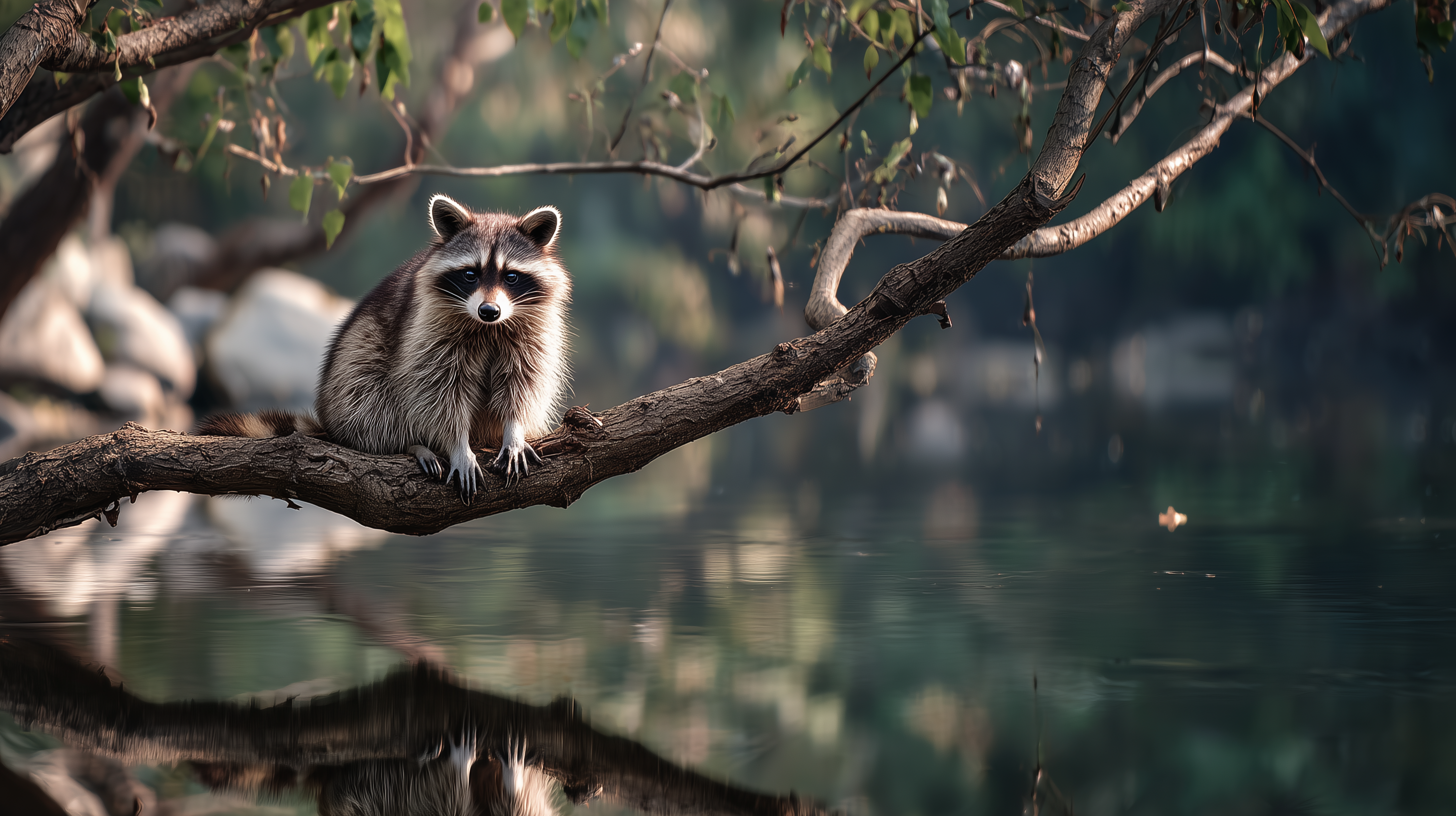 fond d'écran Raton laveur 1920x768 téléchargement gratuit