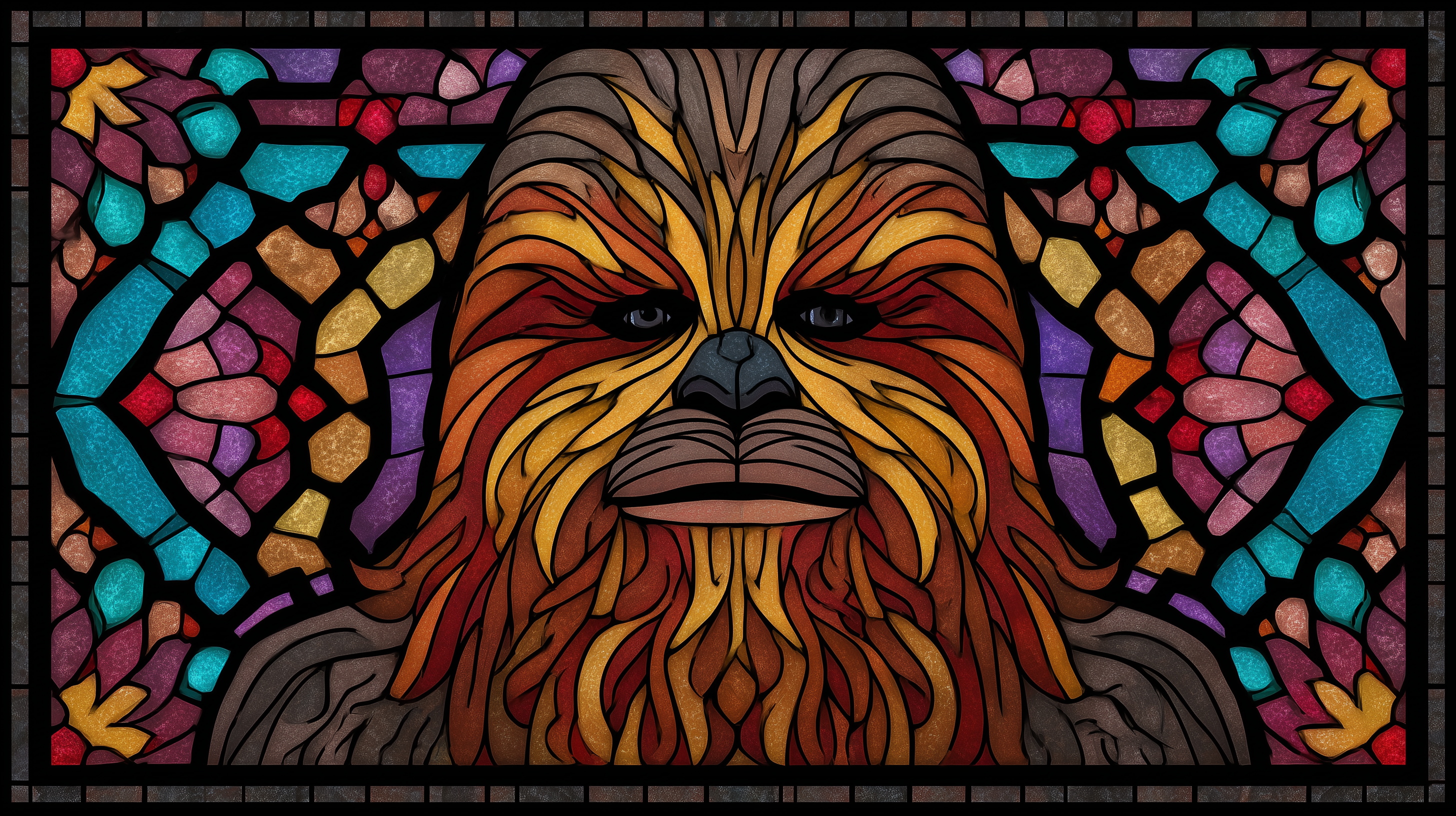 fond d'écran Chewbacca pc windows 10 téléchargement gratuit