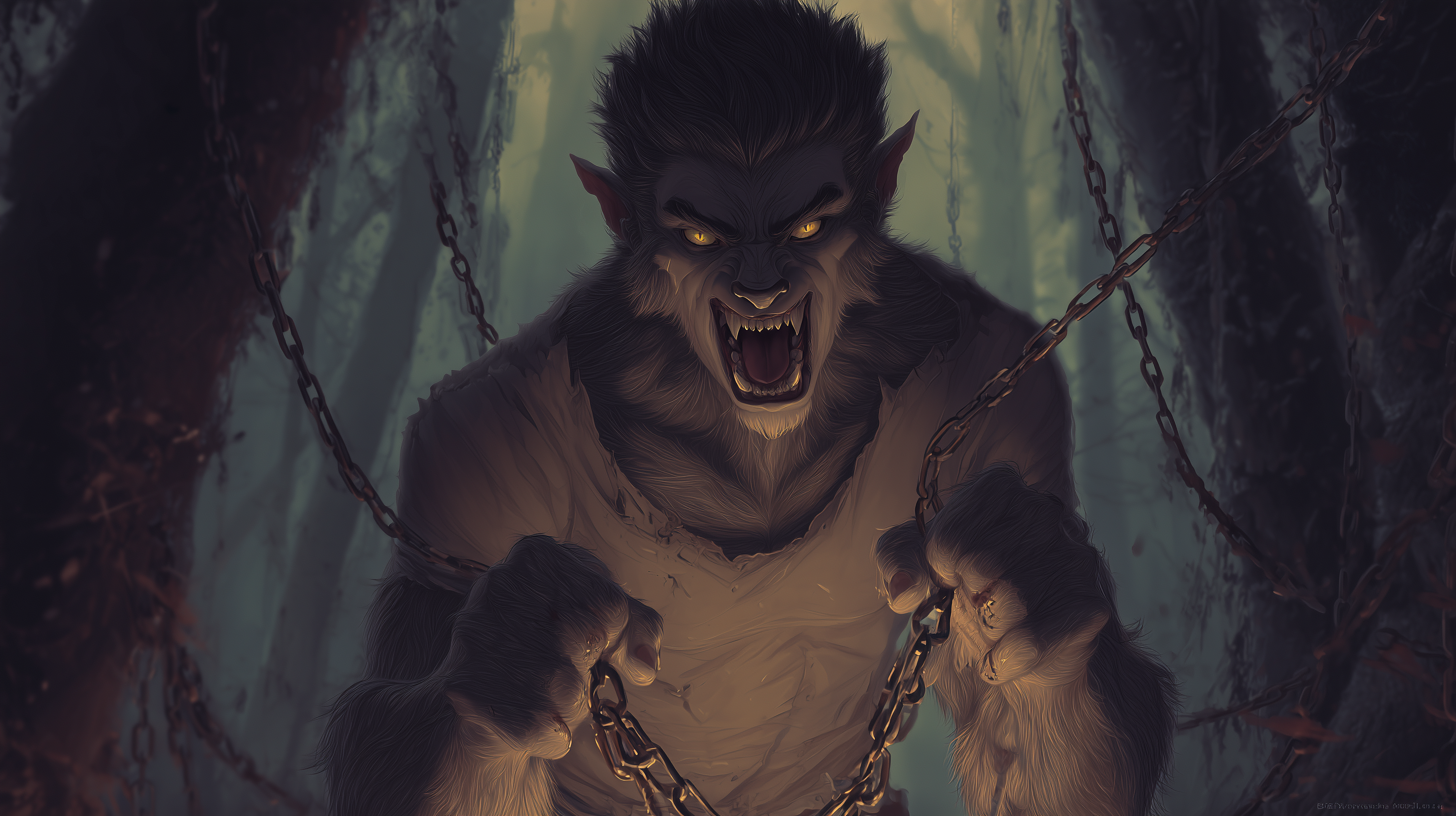 fond d'écran Lycanthrope mac book téléchargement gratuit