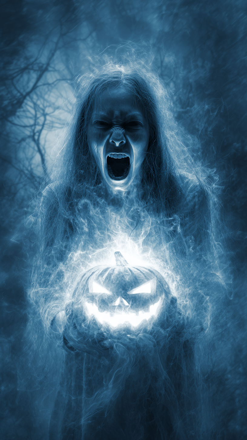 iphone fond d'écran Jack o’ lantern kawaii gratuit