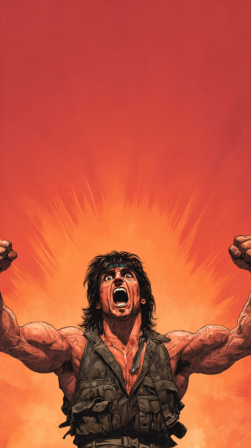 fond d'écran John Rambo téléphone Sony télécharger gratuit