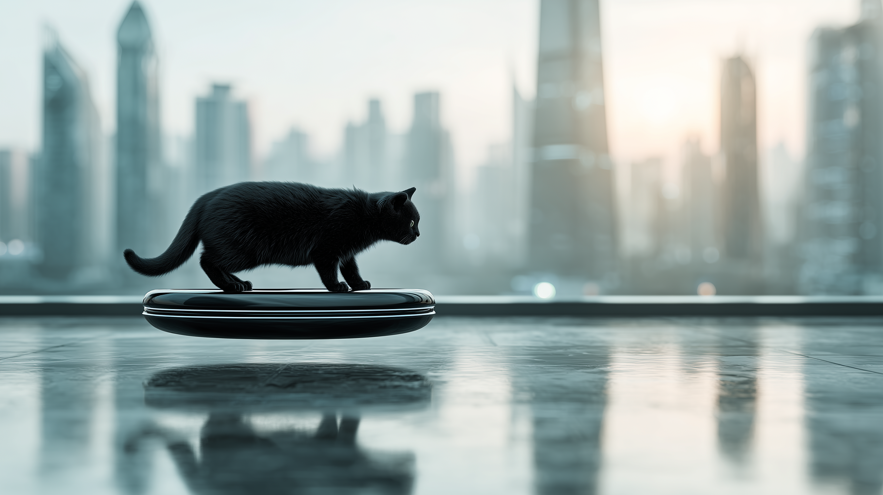 fond d'écran Chat noir windows 10 téléchargement gratuit